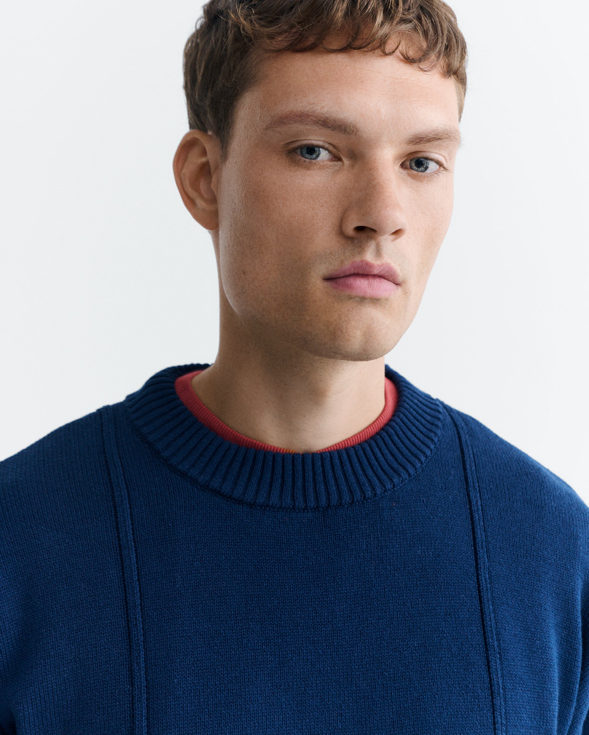 Thinking MU men vegan Sweater Cole Jersey Navy