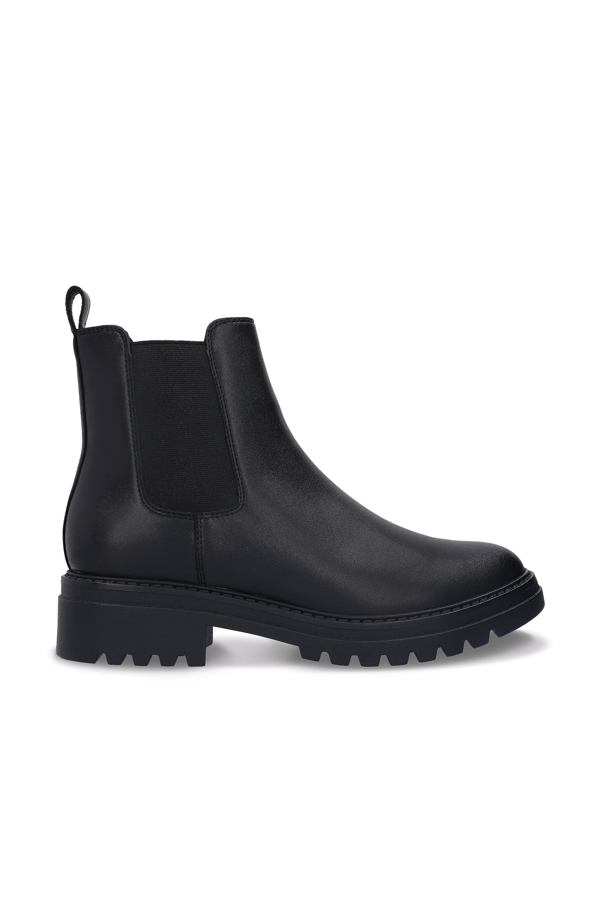 NAE Damen vegan Chelsea Stiefel Evie Schwarz