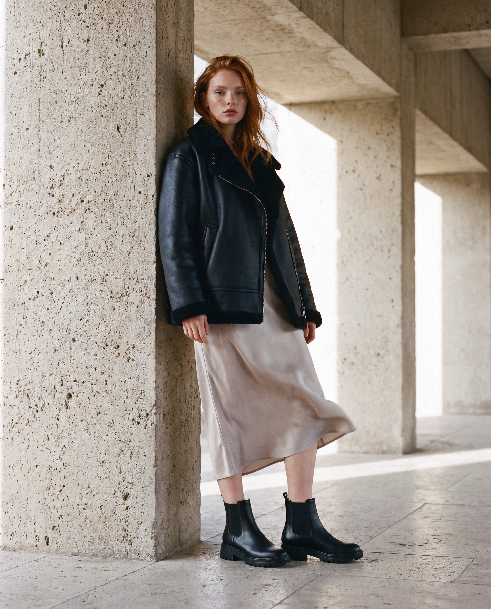 NAE womens vegan Boots Chelsea Evie Black