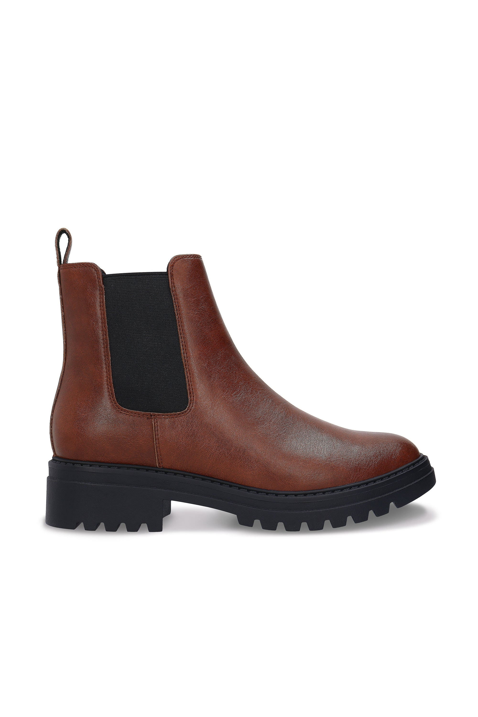 NAE Damen vegan Chelsea Stiefel Evie Braun