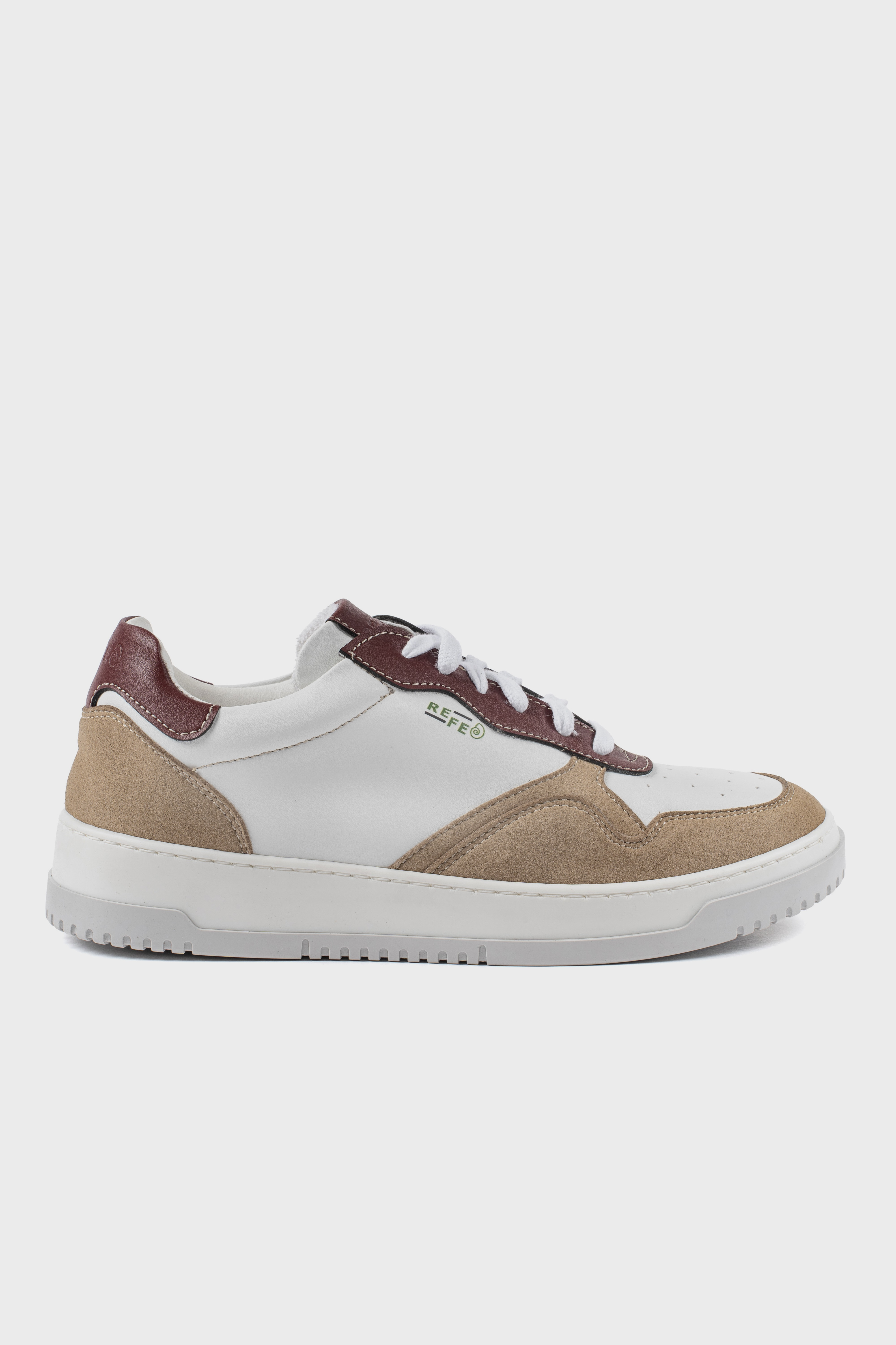 Risorse Future Herren vegan Sneaker Wave Bordeaux/Haselnuss