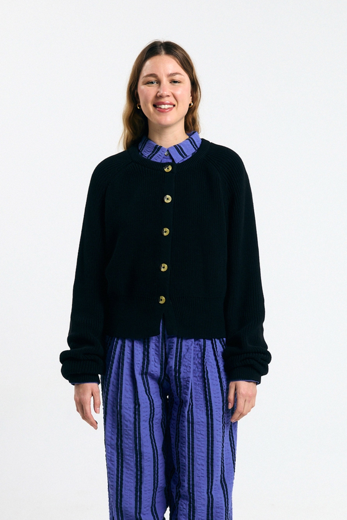 SUITE13LAB Damen vegan Cardigan Lagos Schwarz
