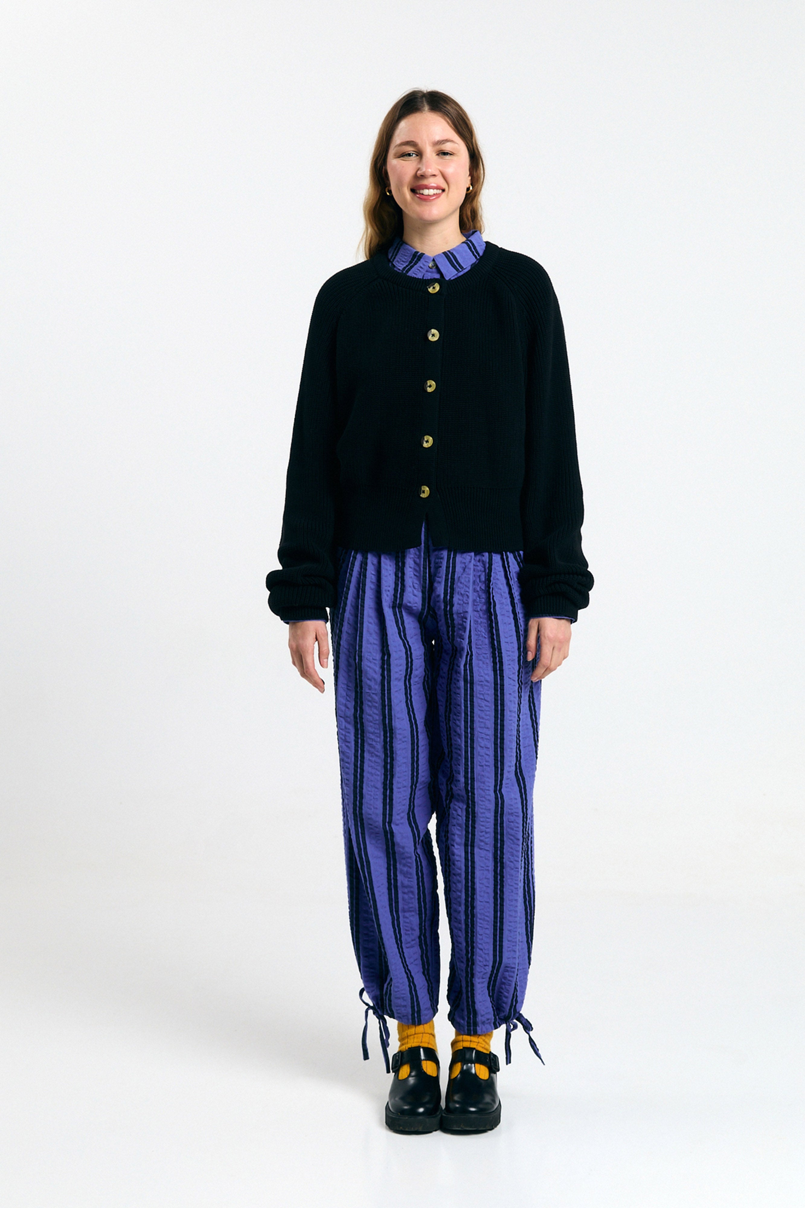 SUITE13LAB womens vegan Cardigan Lagos Black