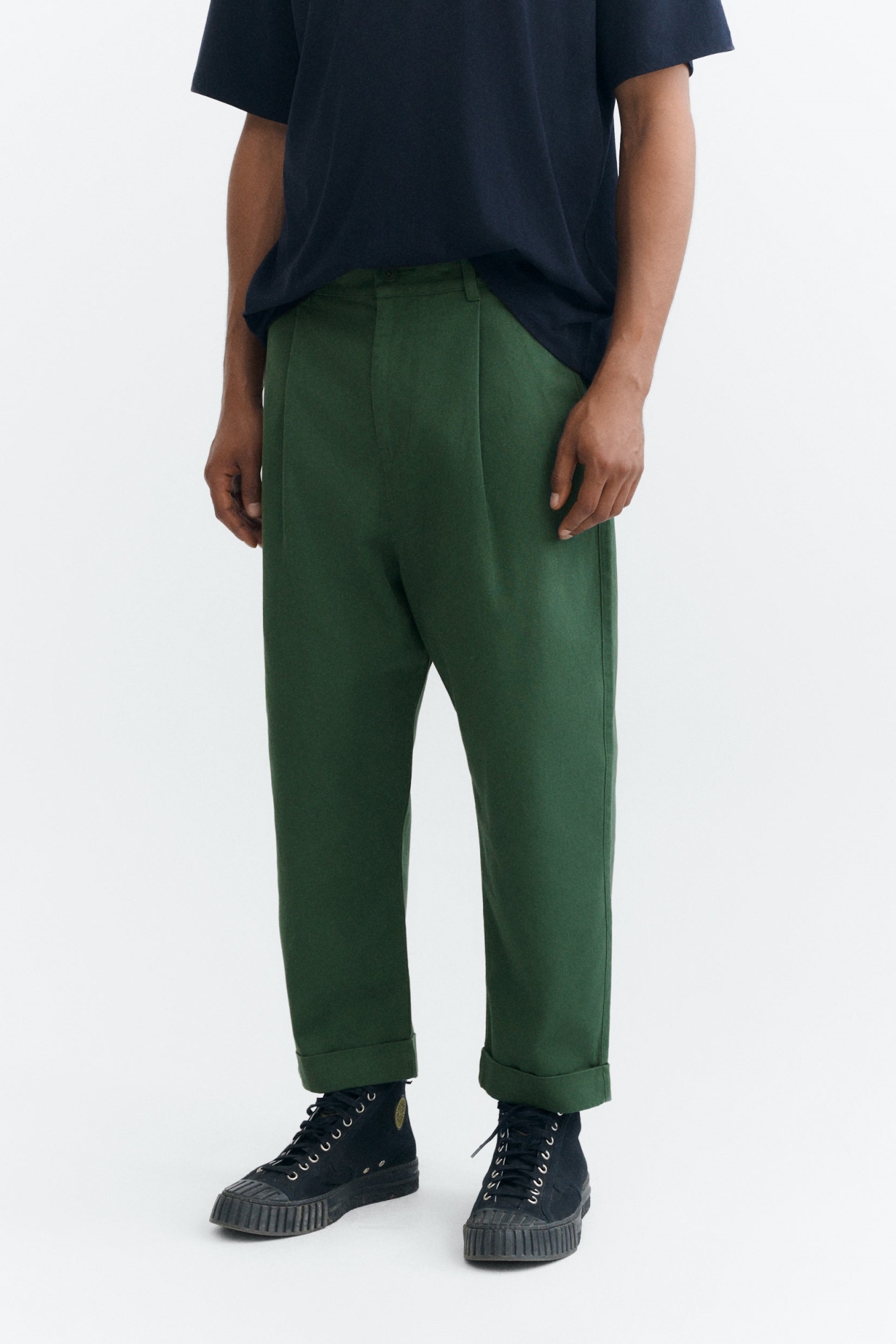 Thinking MU men vegan Pants Friend Carrot Green