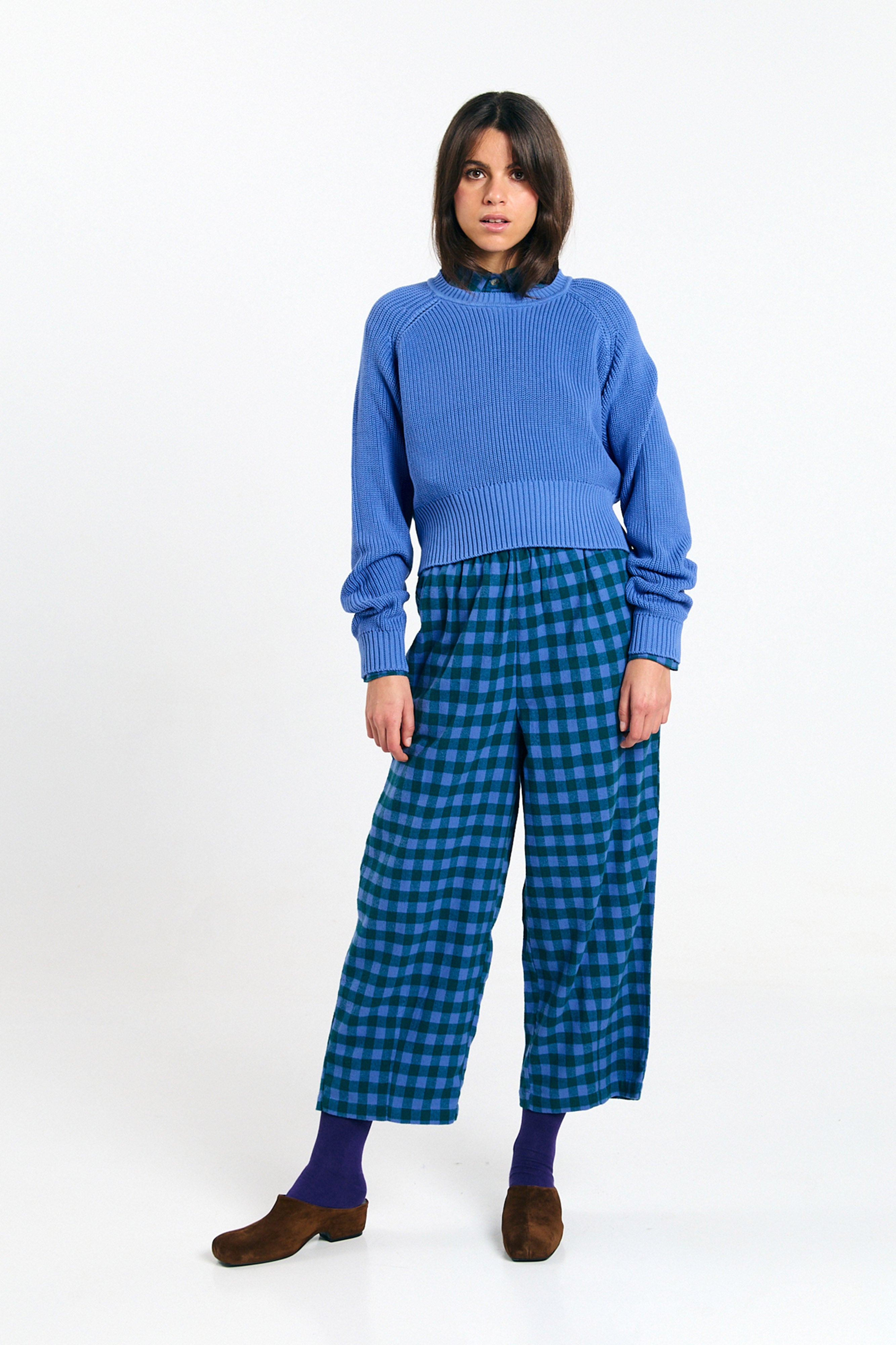SUITE13LAB womens vegan Jumper Nelas Mid Blue