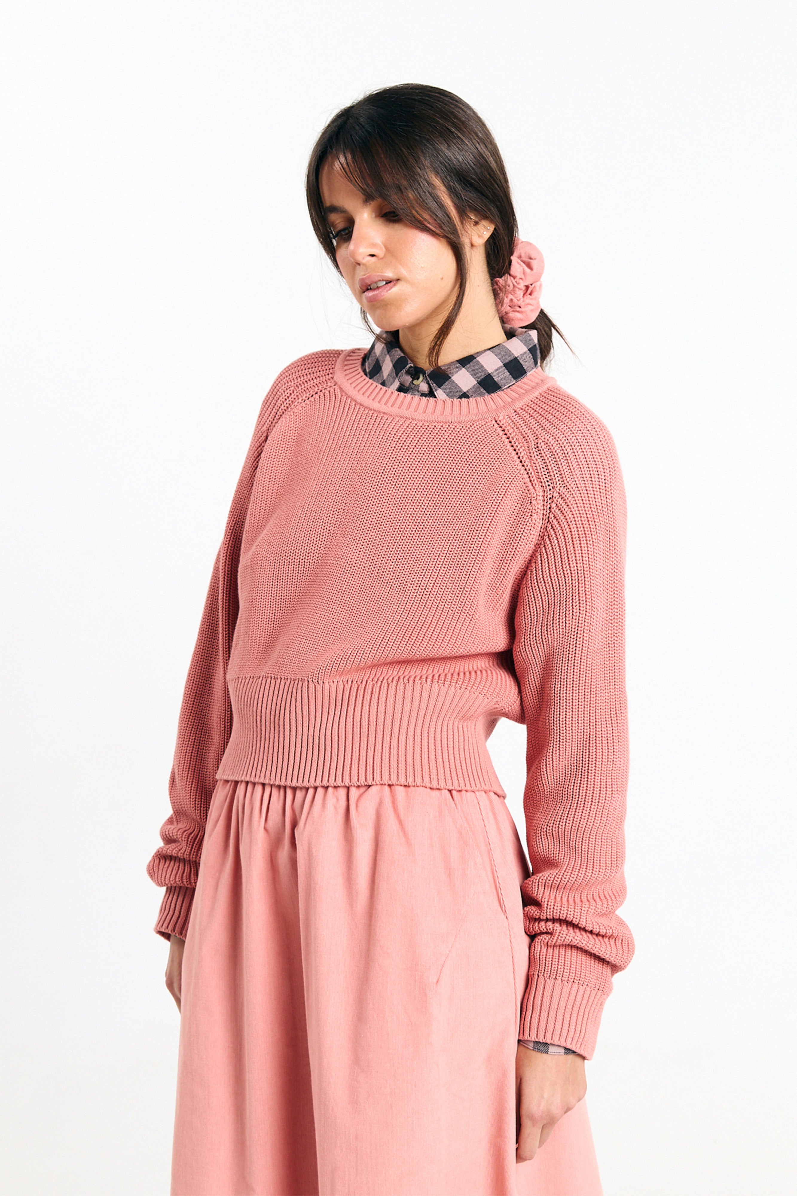 SUITE13LAB Damen vegan Pullover Nelas Rosa