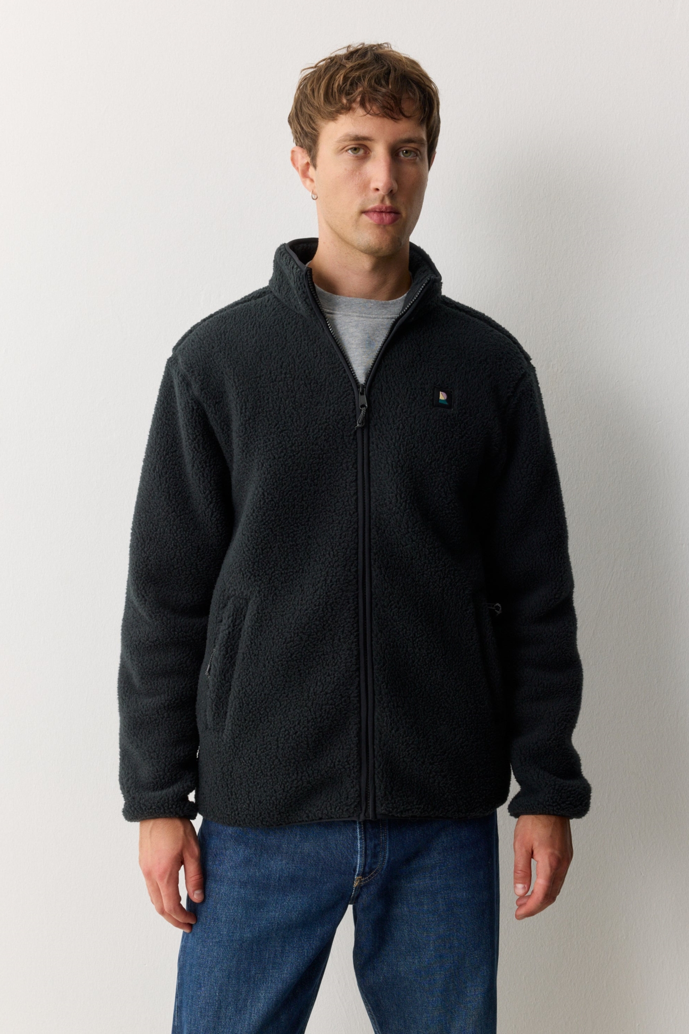 Recolution Herren vegan Jacken-Spindel Schwarz