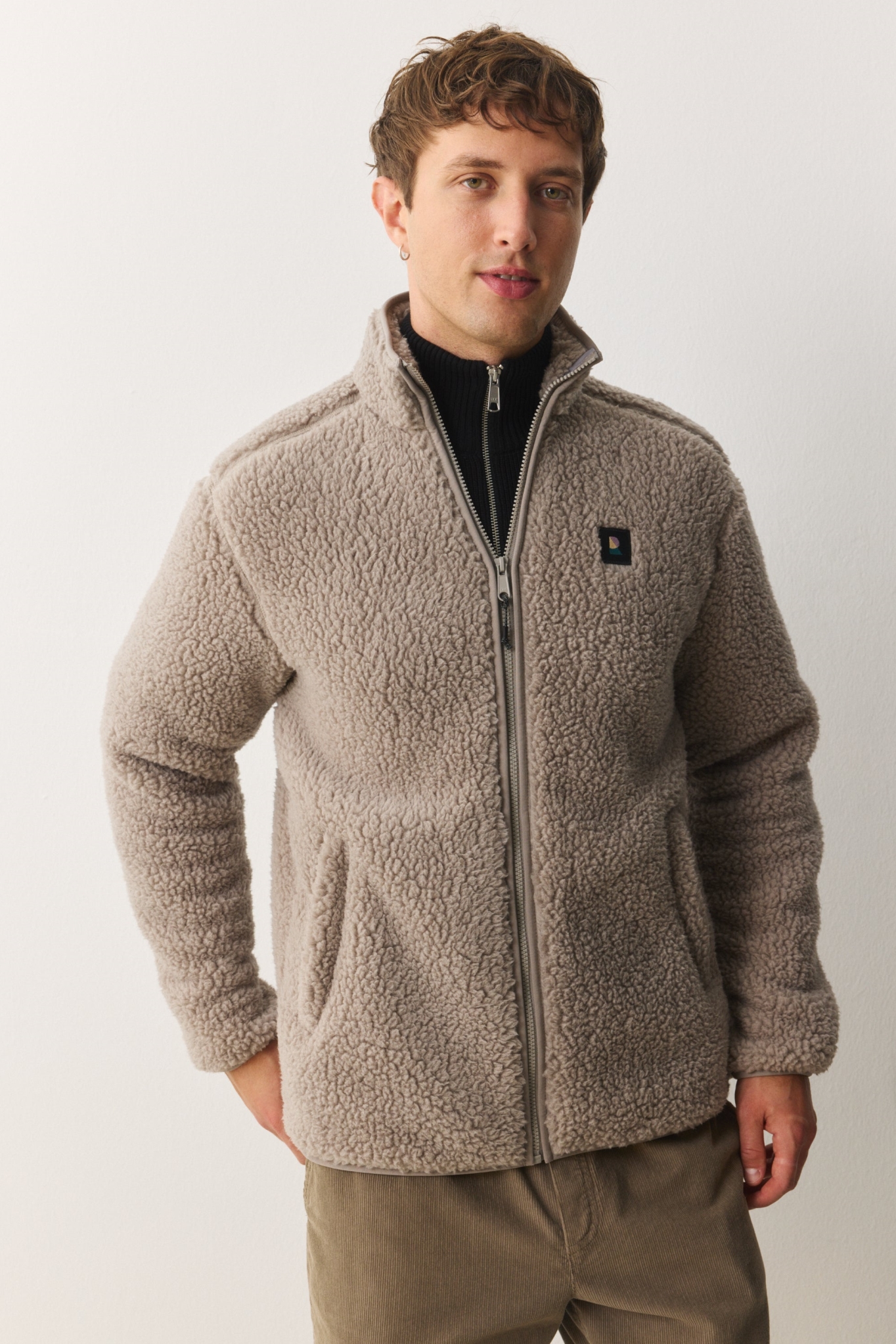 Recolution Herren vegan Jacke Spindle Haselnussbraun