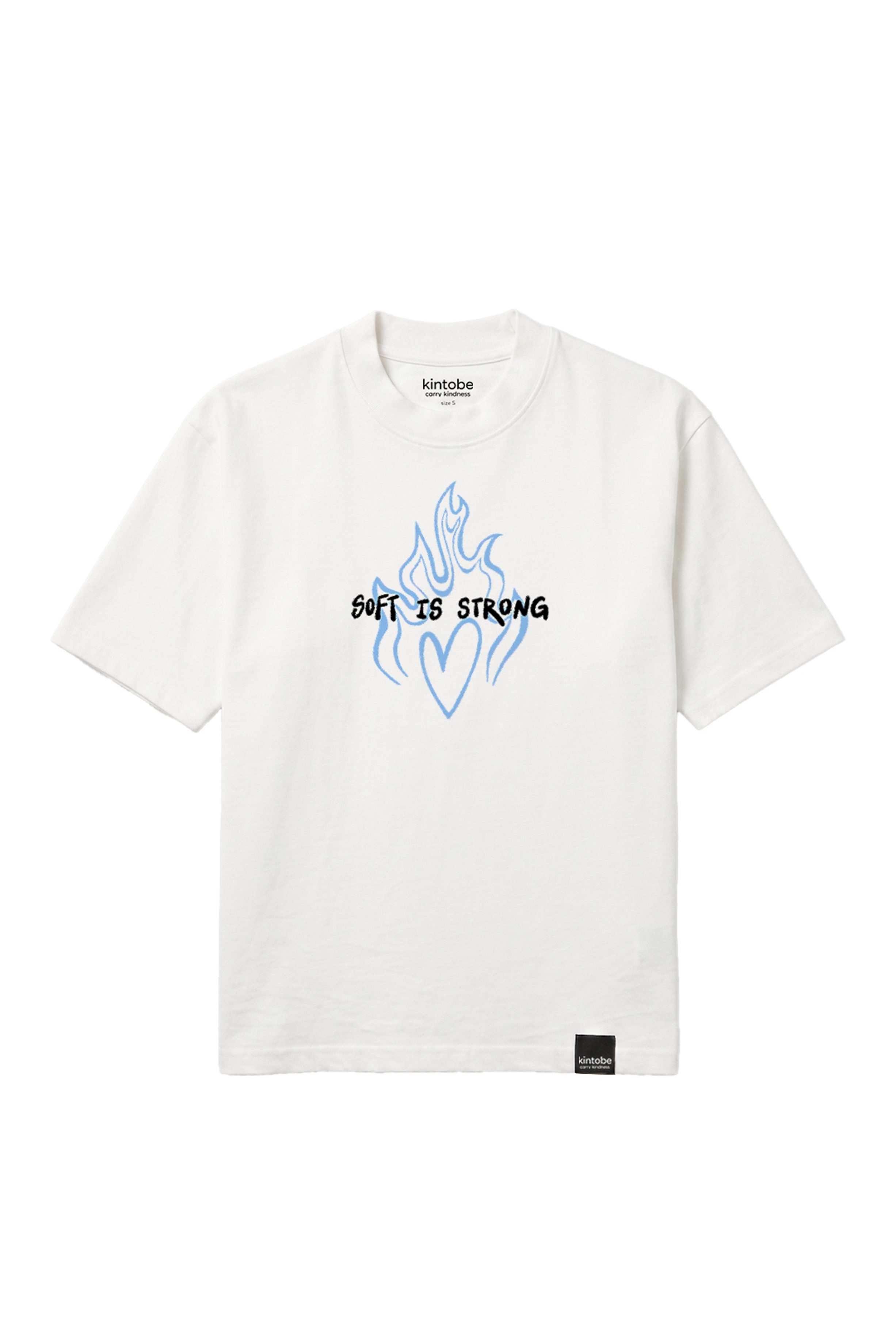 Kintobe Damen vegan T-Shirt Atlas Boxy Fit Wei&Atilde;Ÿ