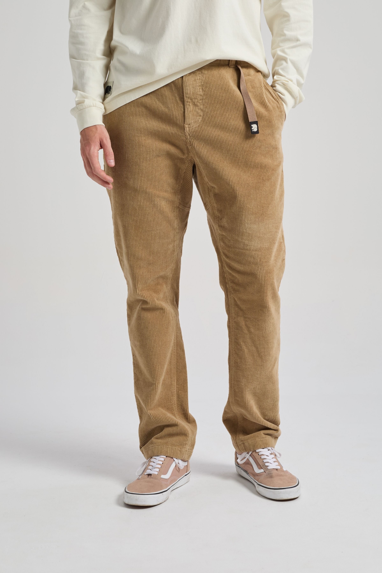Trendsplant Herren vegan Hose Corduroy Ecodye Climber Starfish Brown