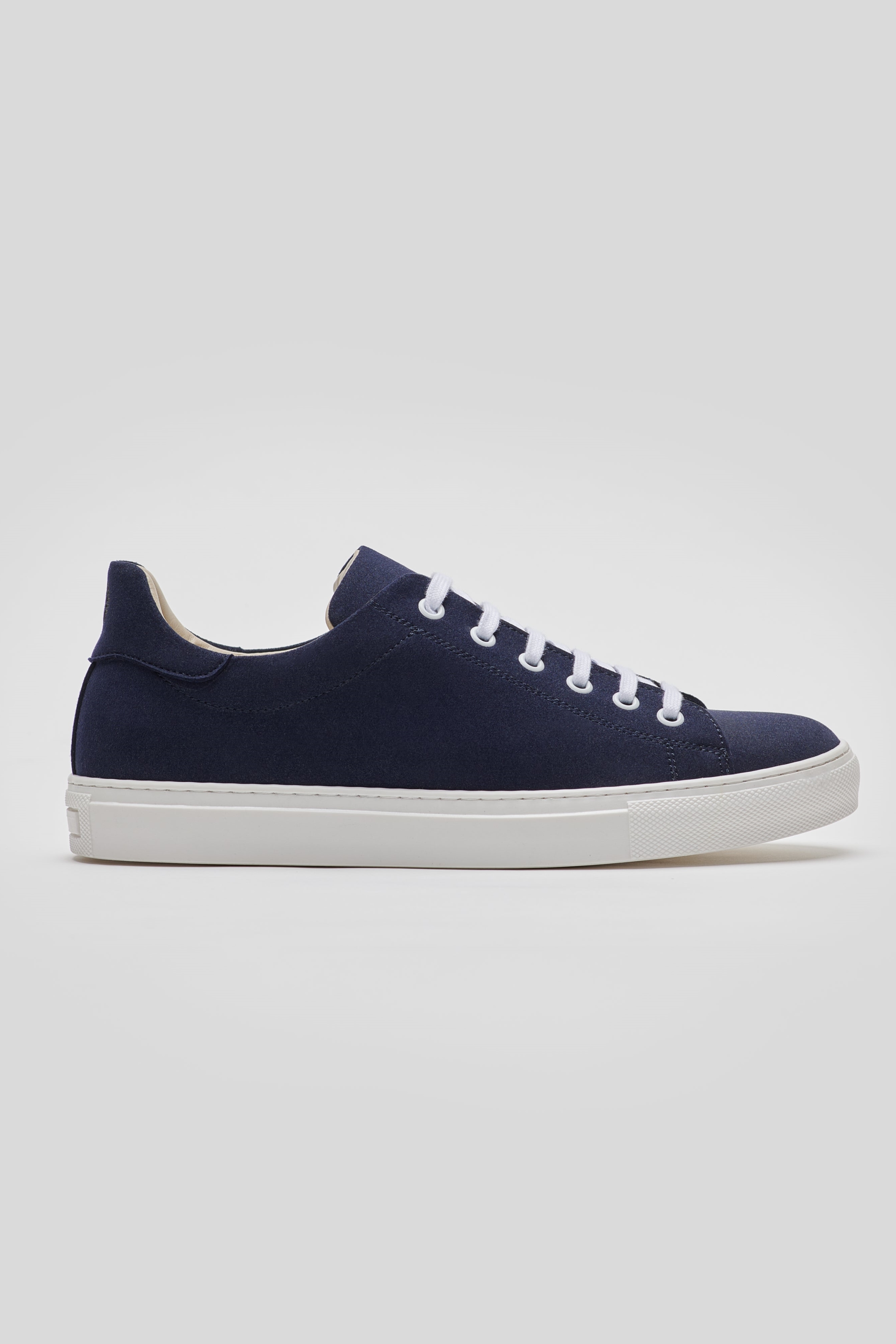 Solari Milano Herren vegan Sneaker Aus Veganem Wildleder G1 Blau