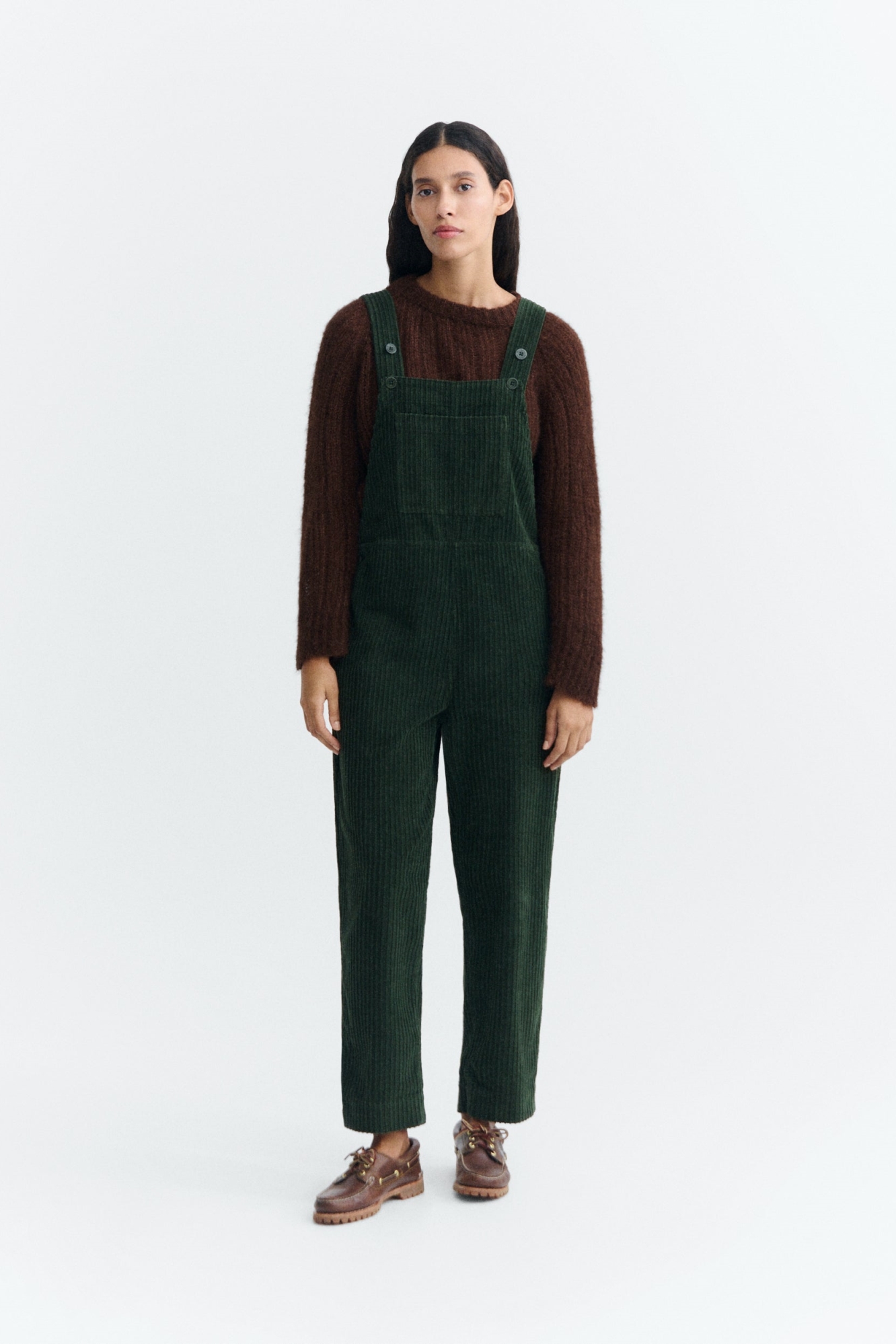 Thinking mu Damen vegan Jumpsuit Luz Flaschengr&Atilde;&frac14;n
