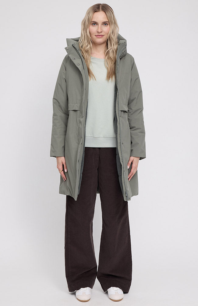 Mazine womens vegan Jacket Basic Padded Light Green