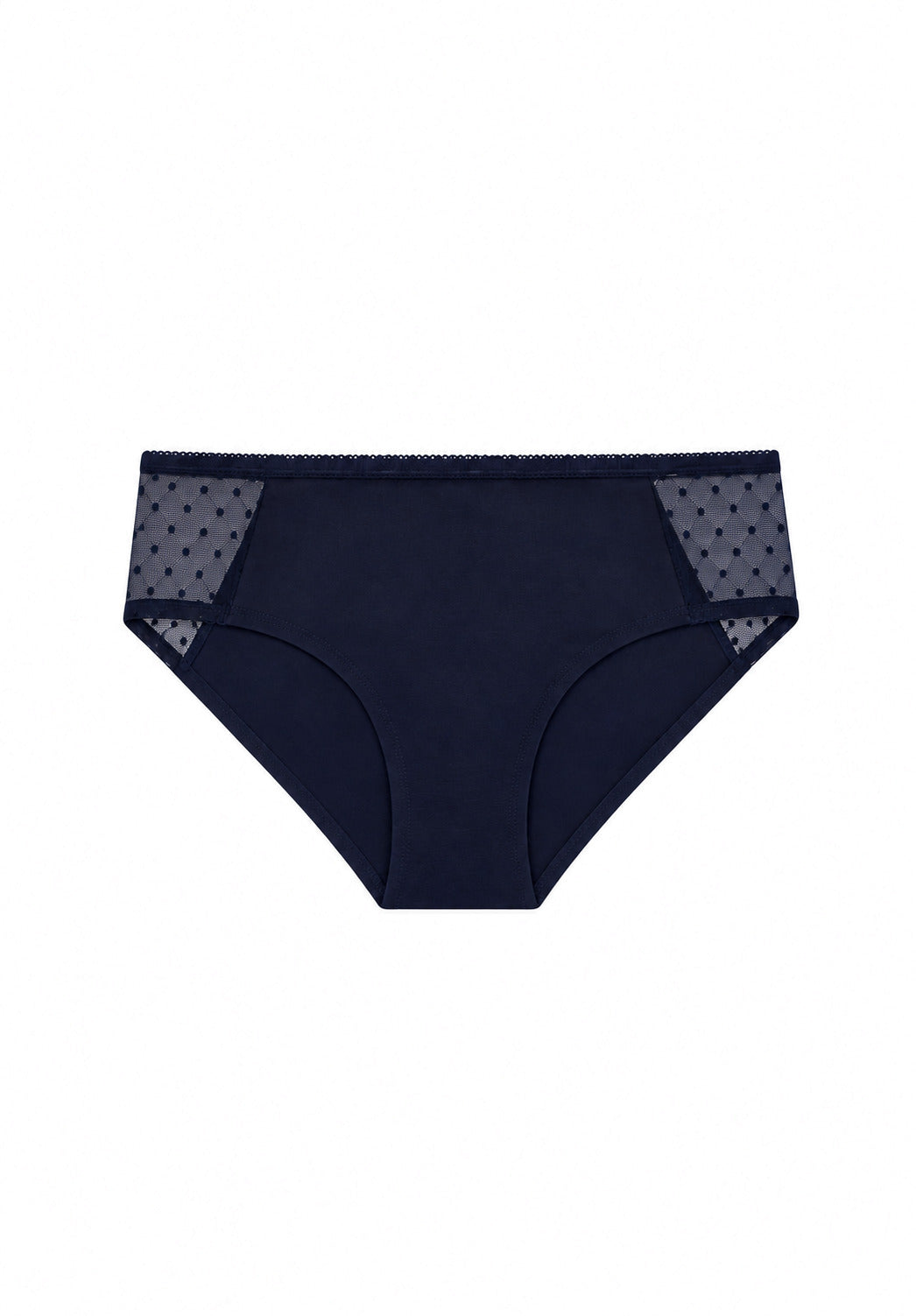 ThokkThokk womens vegan Multipack 3x Briefs Side Netlace Midnight