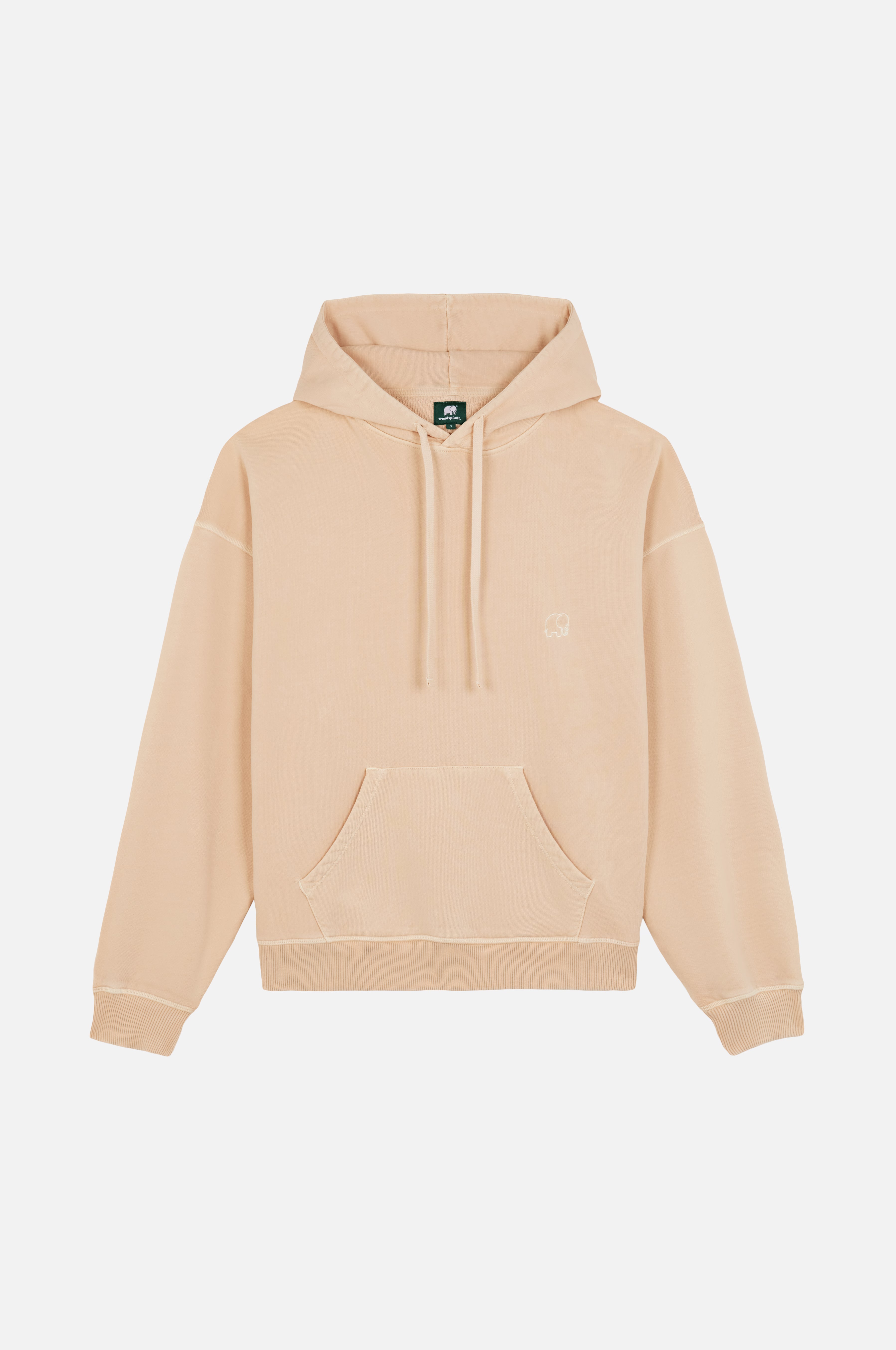 Trendsplant womens vegan Hoodie Sunwashed Essential Smoke Gray