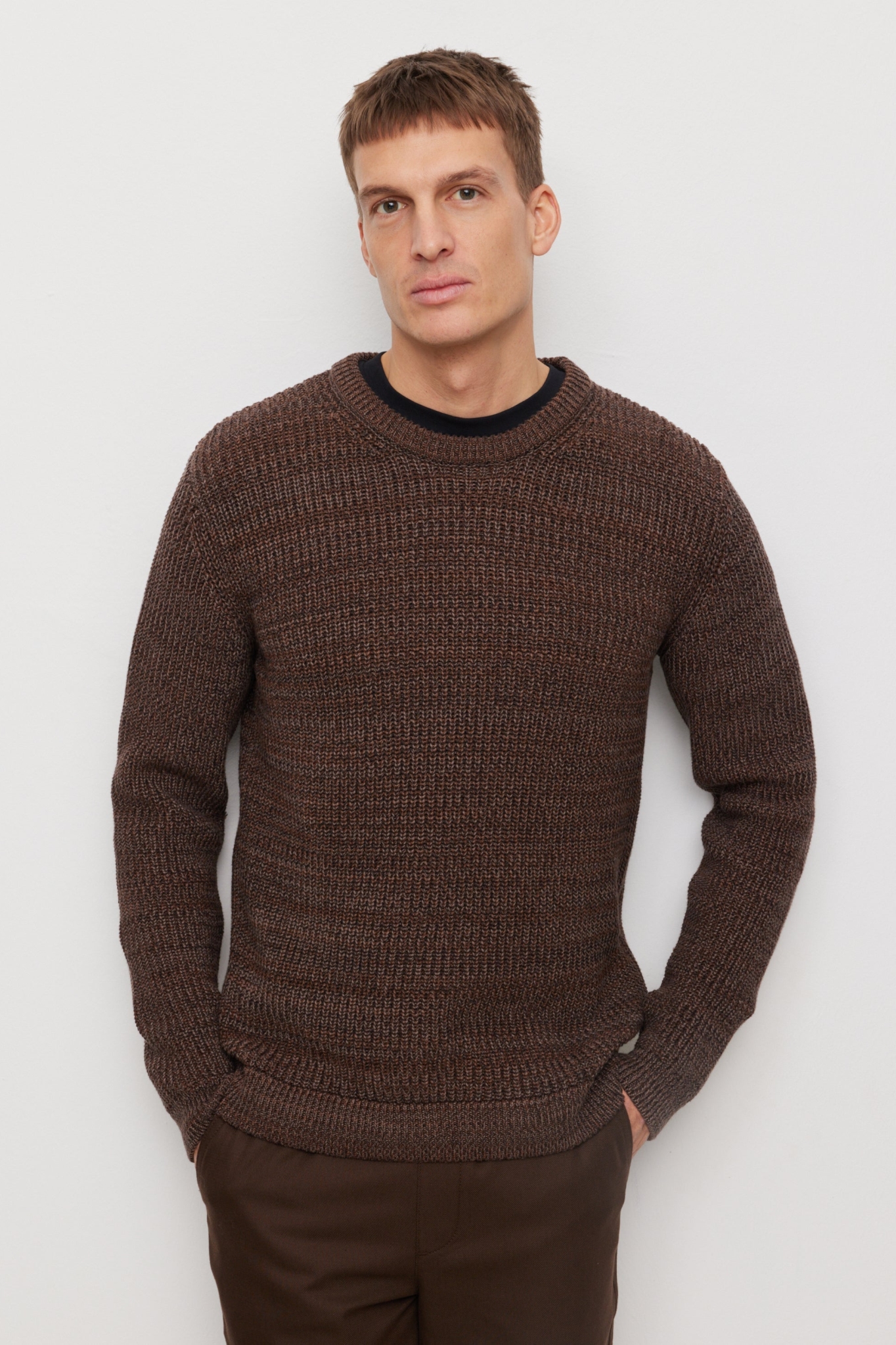 Recolution Herren vegan Pullover Cress Chocolate