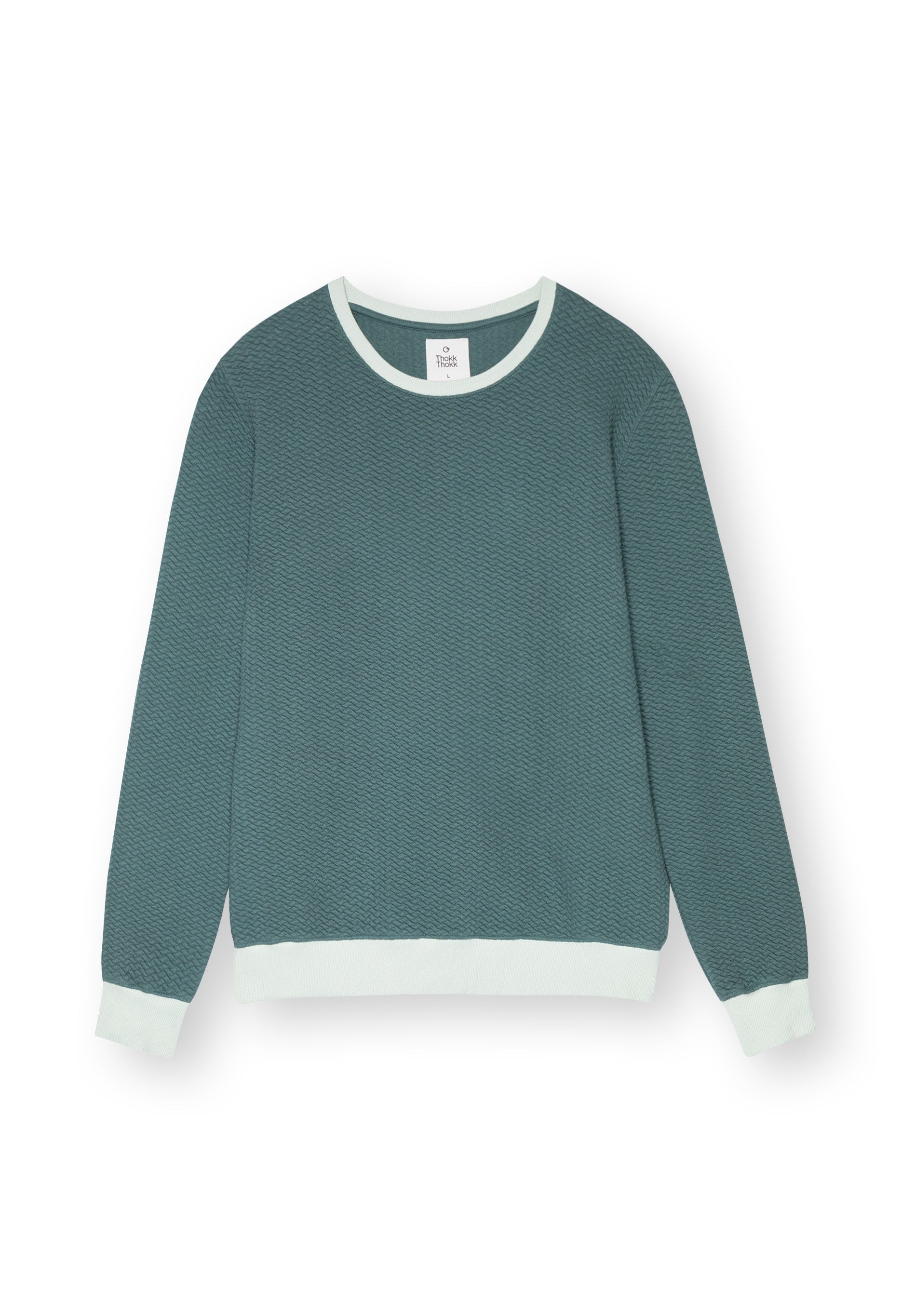 ThokkThokk men vegan Sweater Structured Fir Tree