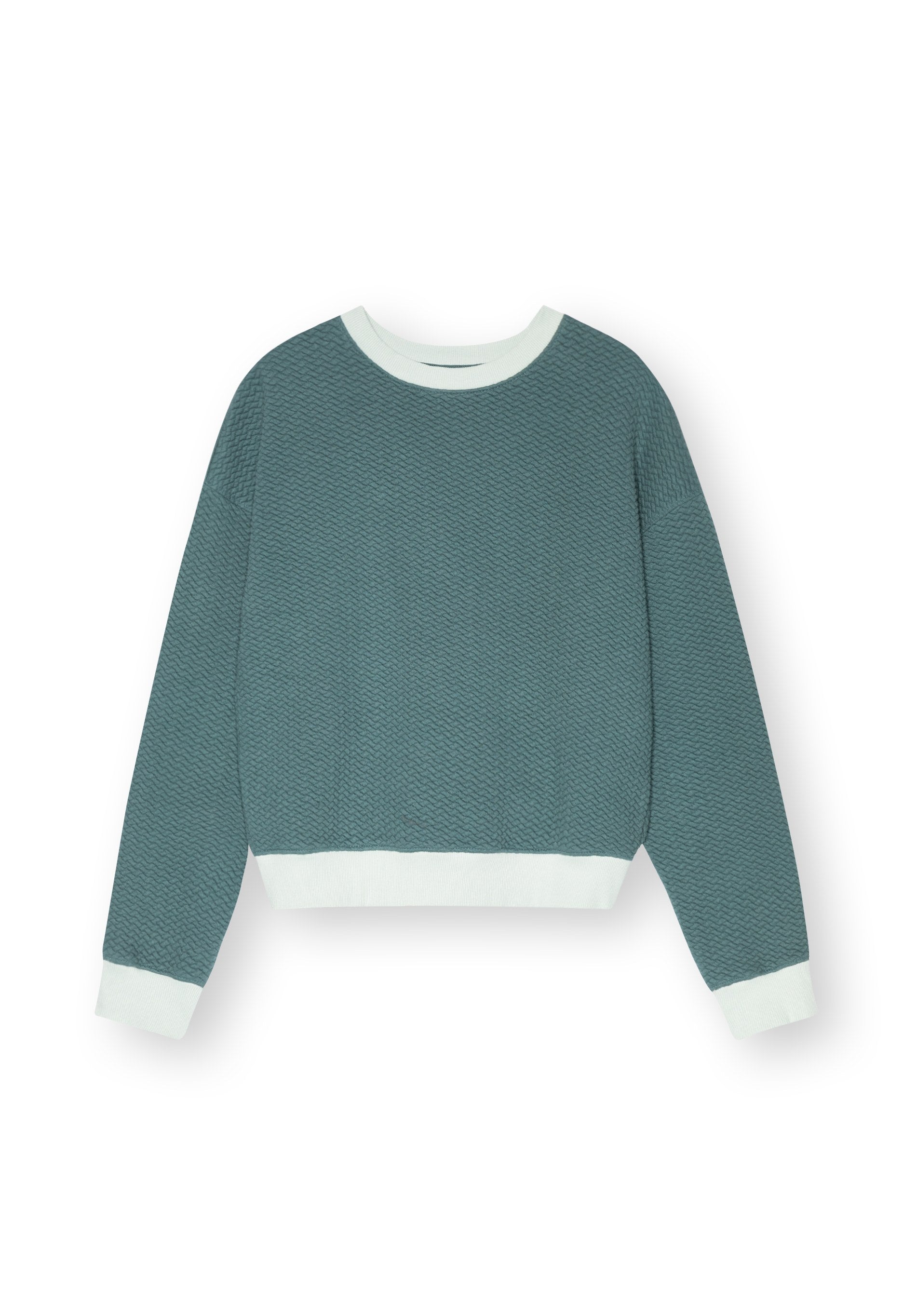 ThokkThokk womens vegan Sweater Structured Oversized Fir Tree