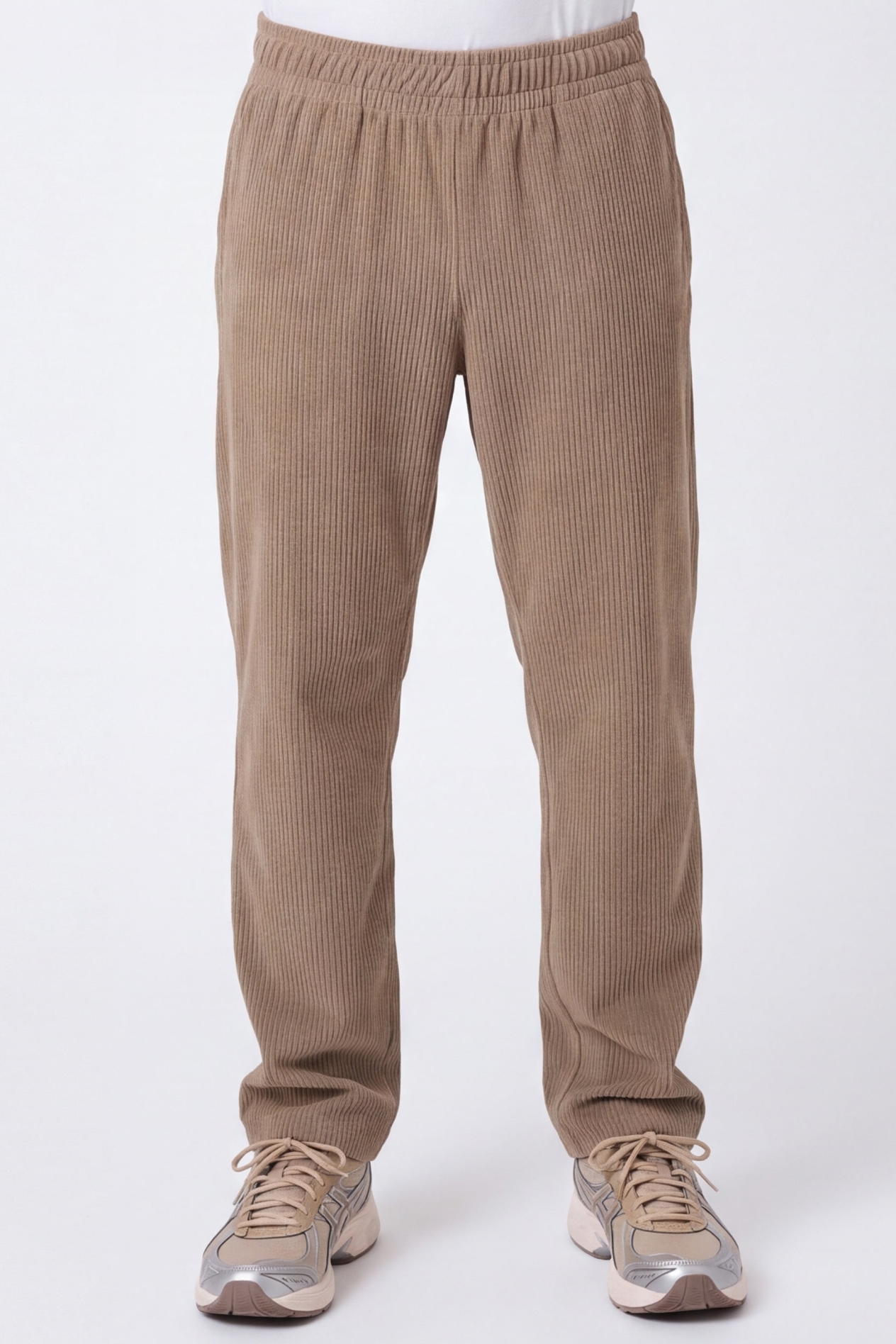 ORGANICATION Herren vegan Jogginghose Aus Cord Gravel Braun