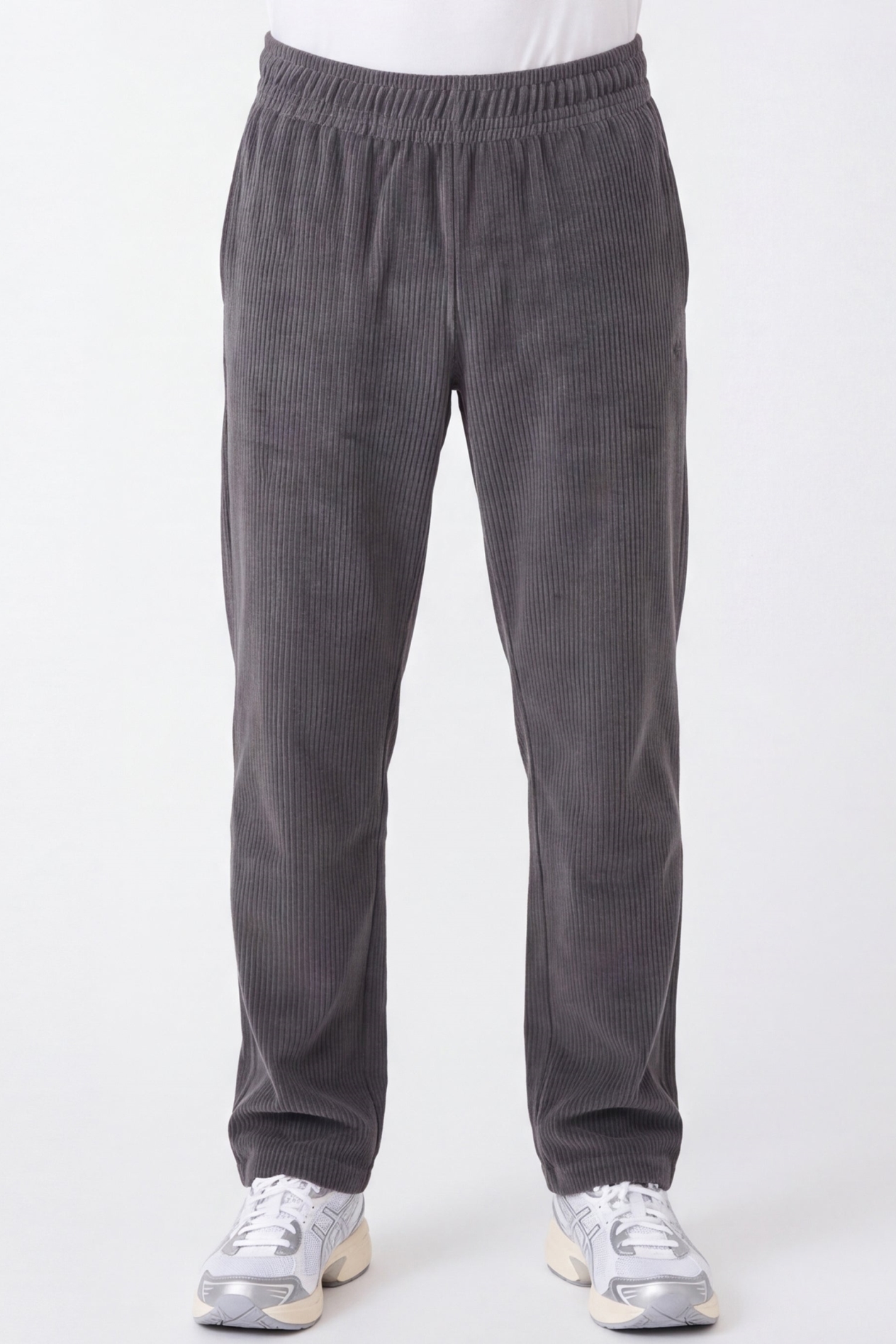 ORGANICATION Herren vegan Jogginghose Aus Cord Shadow Grey