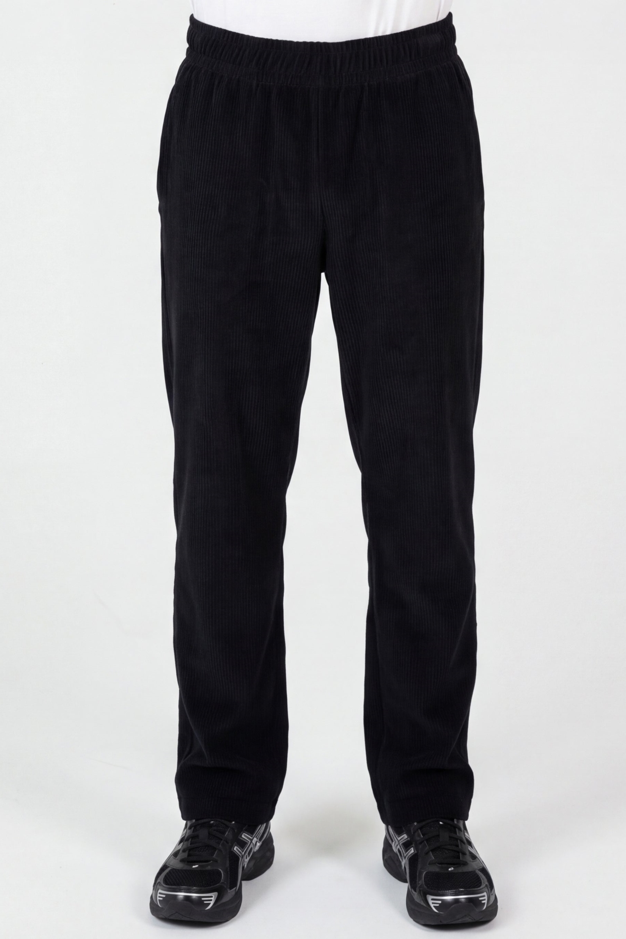 ORGANICATION Herren vegan Jogginghose Aus Cord Schwarz