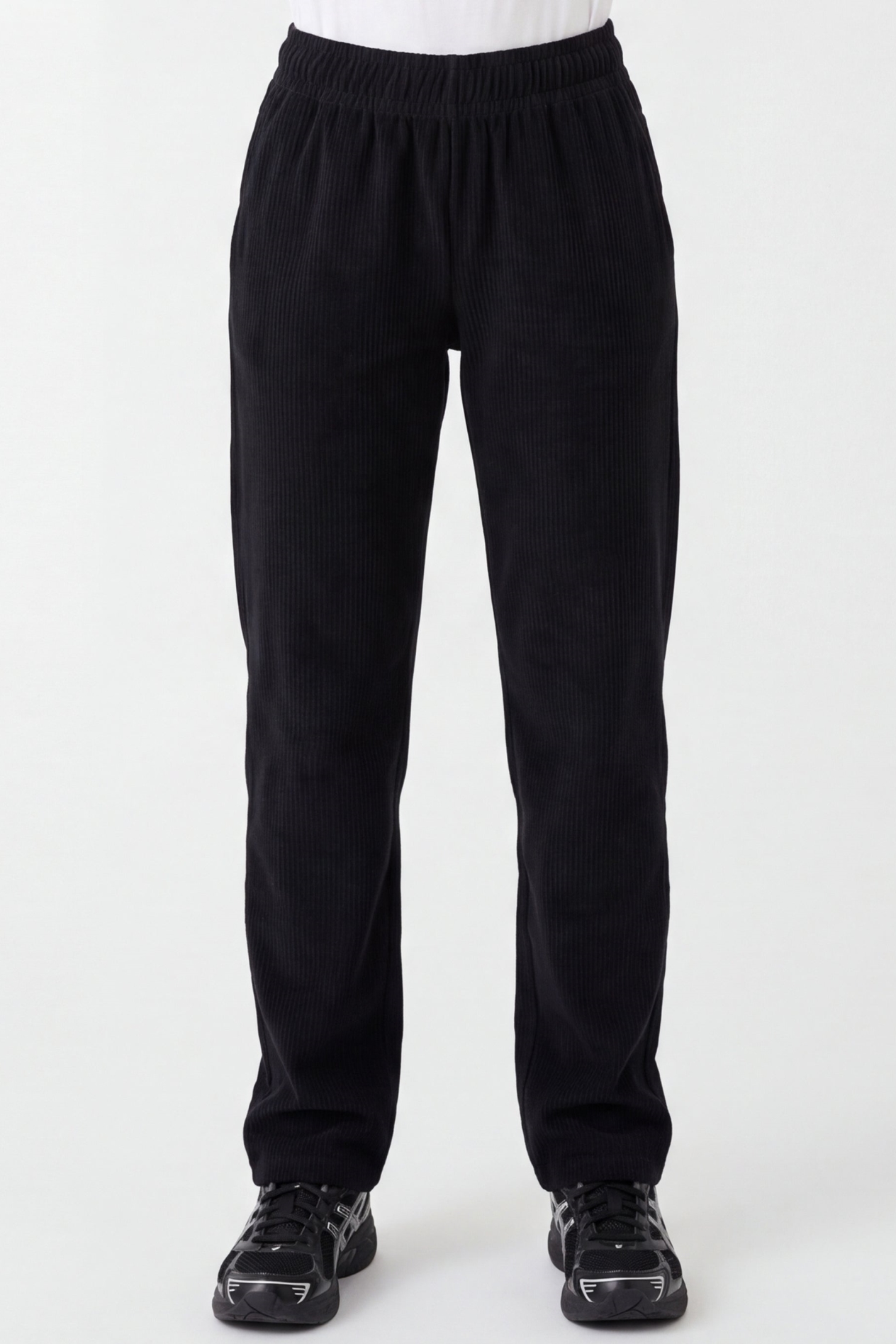 ORGANICATION Damen vegan Jogginghose Aus Cord Schwarz