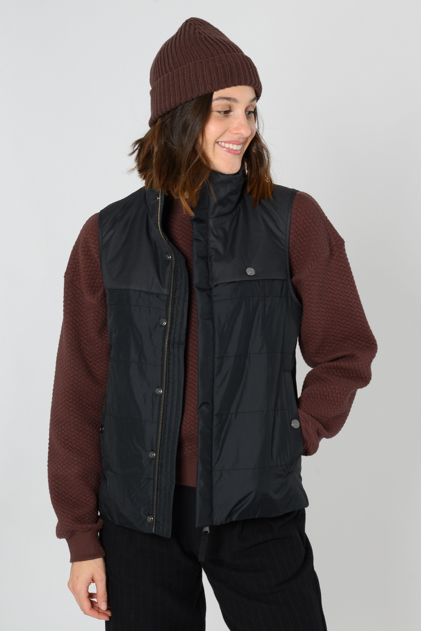 ThokkThokk womens vegan Vest Black