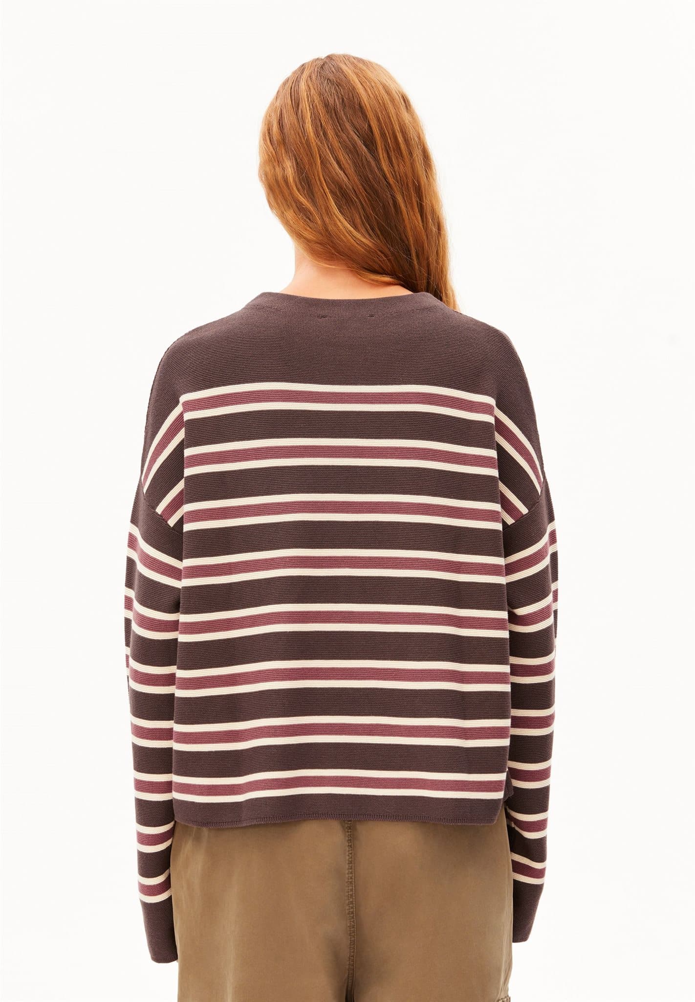 ARMEDANGELS womens vegan Sweater Merinaa Links Brown