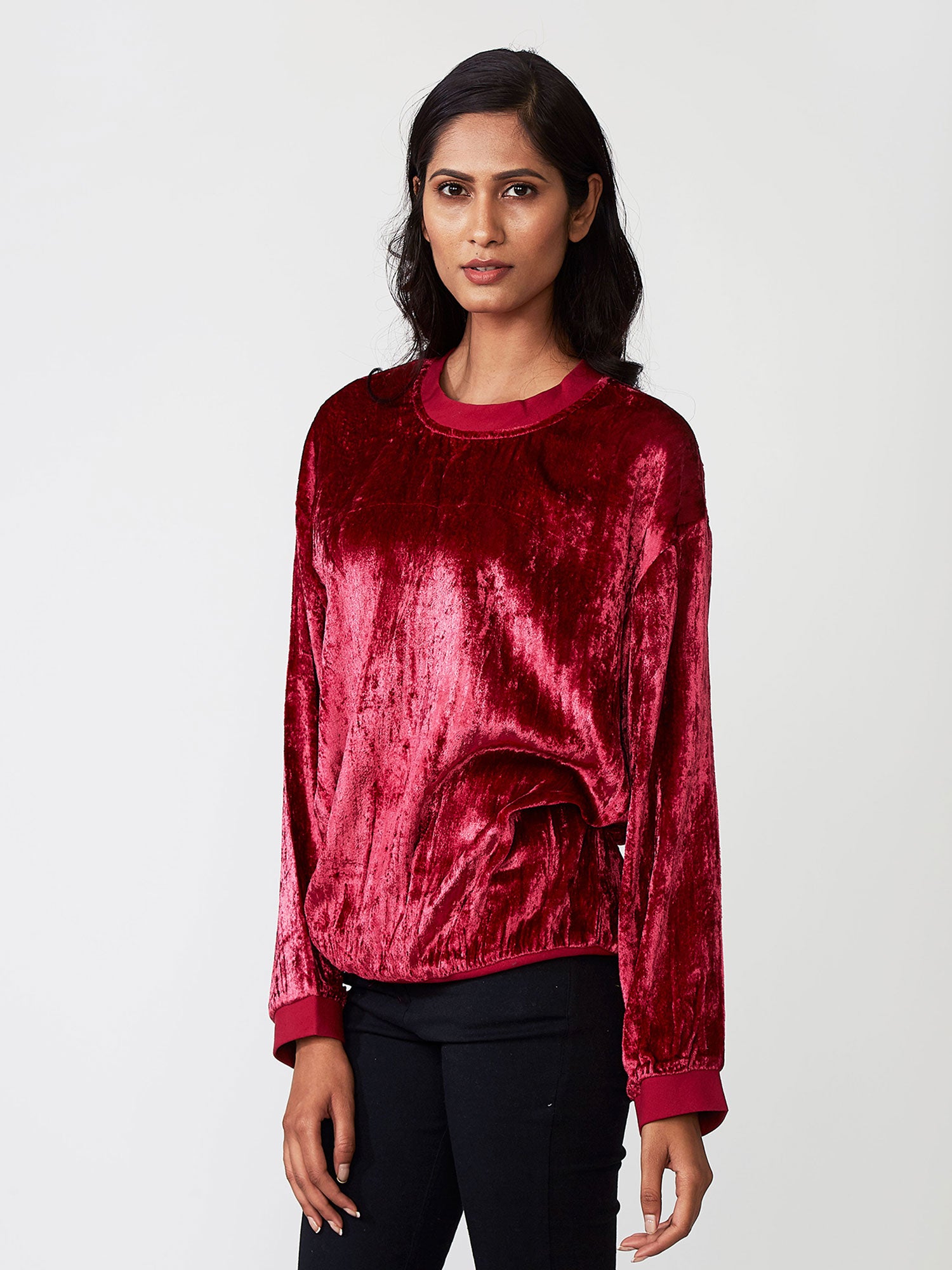 ÏMAIMA men vegan Jumper Aminah Pompein Red