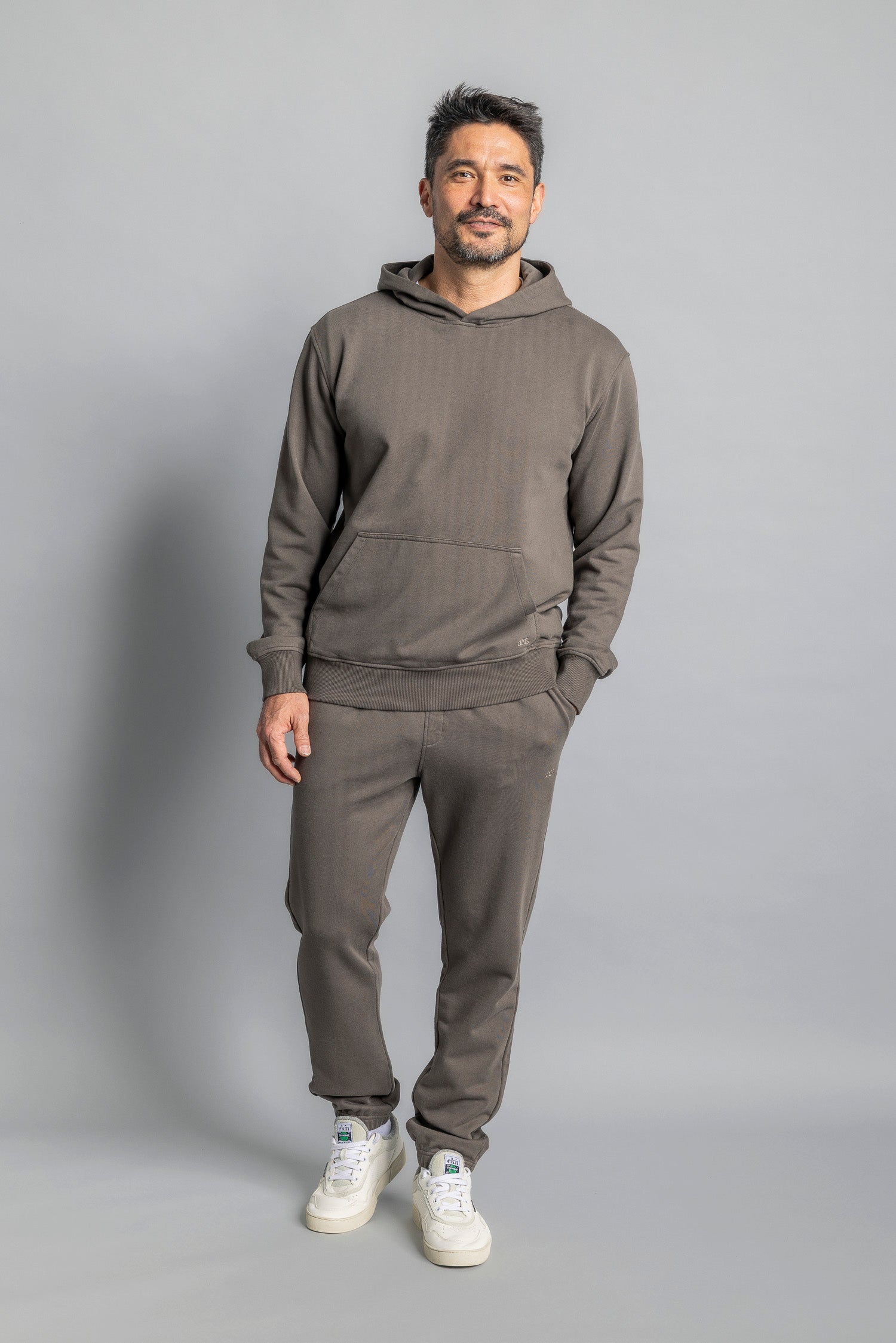 DIRTS men vegan Hoodie Classic Stone Brown