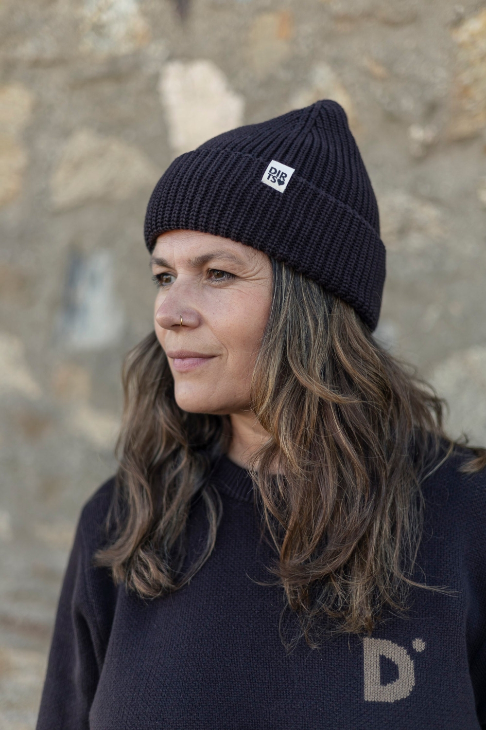 DIRTS men vegan Beanie Classic 3.0 Espresso Brown
