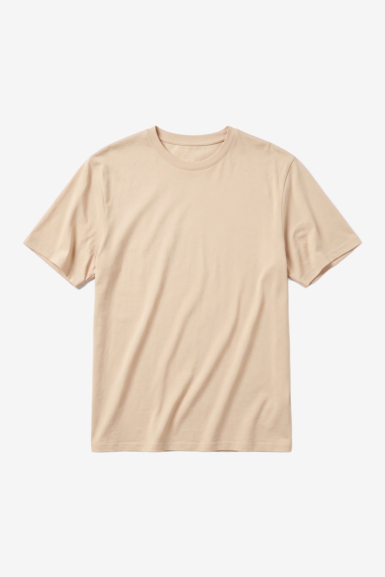 KnowledgeCotton Apparel Herren vegan T-Shirt Mercerized Hellgrau