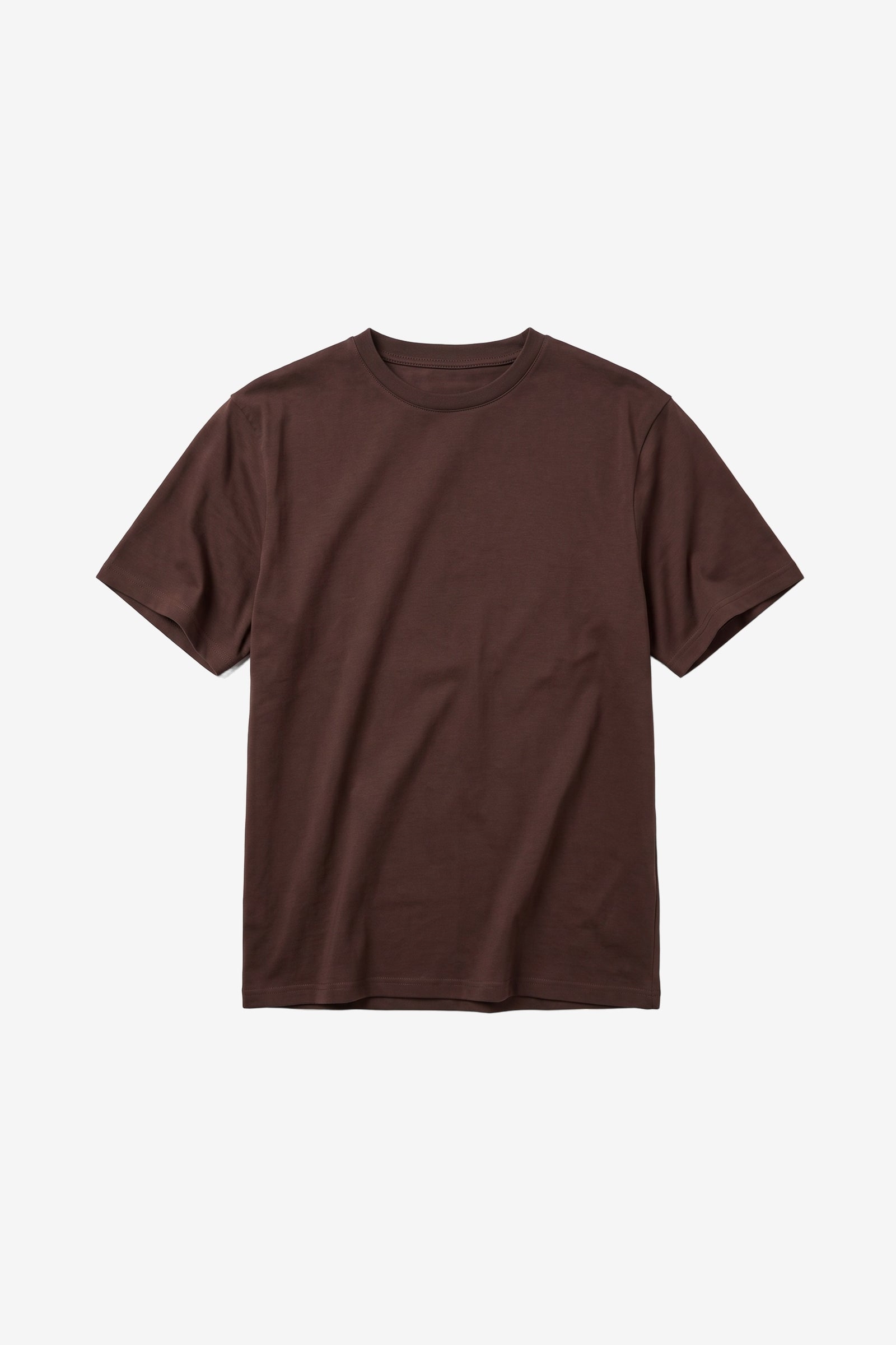 KnowledgeCotton Apparel Herren vegan T-Shirt Mercerized Chocolate Torte