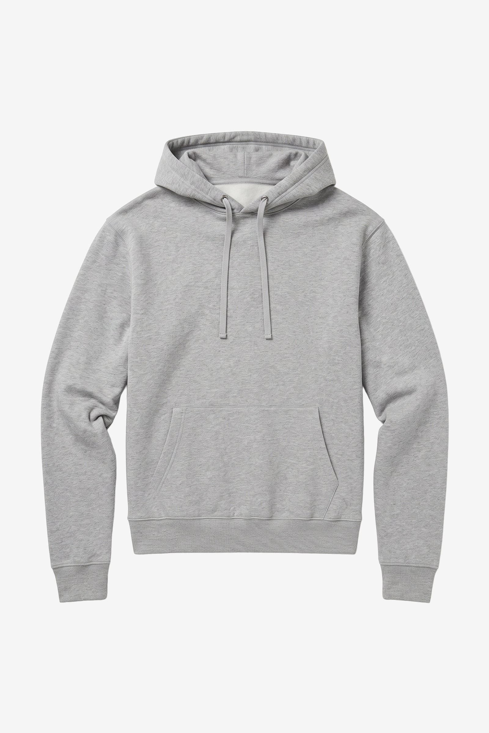 KnowledgeCotton Apparel Herren vegan Hoodie Herren Locker Geschnitten Grau Meliert