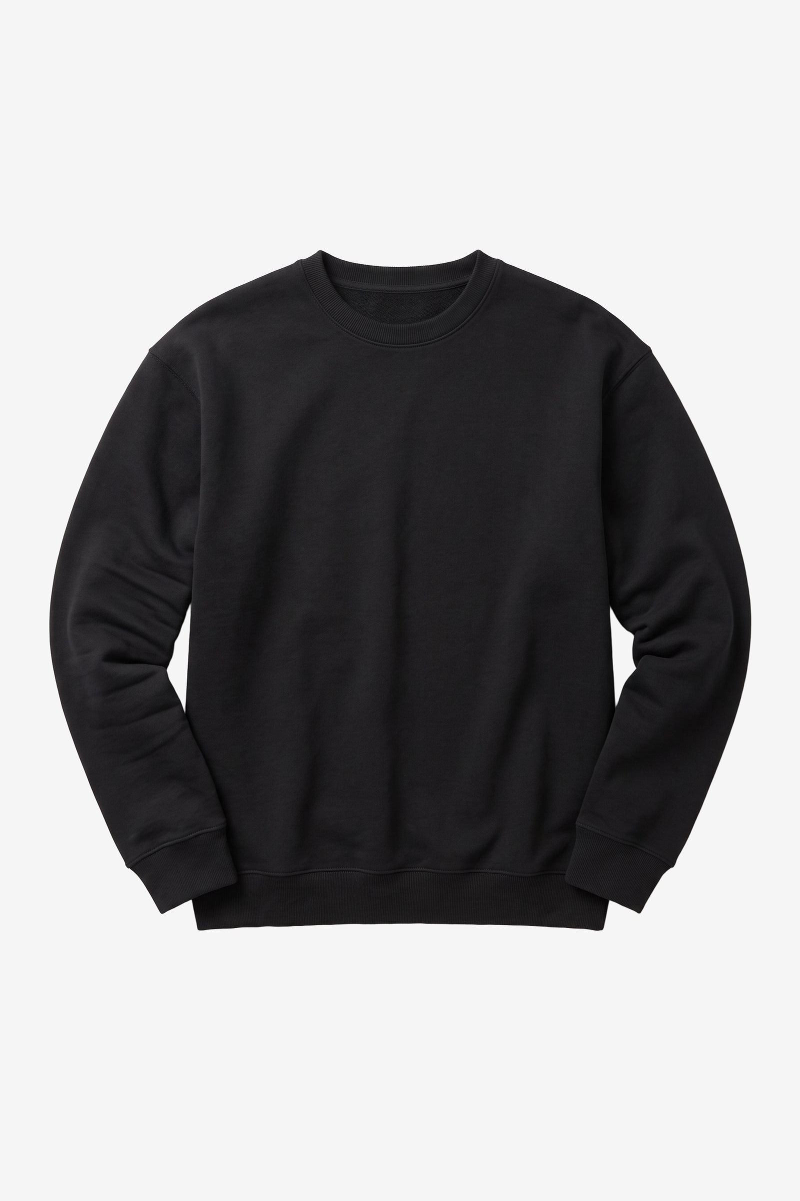 KnowledgeCotton Apparel Herren vegan Sweatshirt Relaxed Rundhals Black Jet