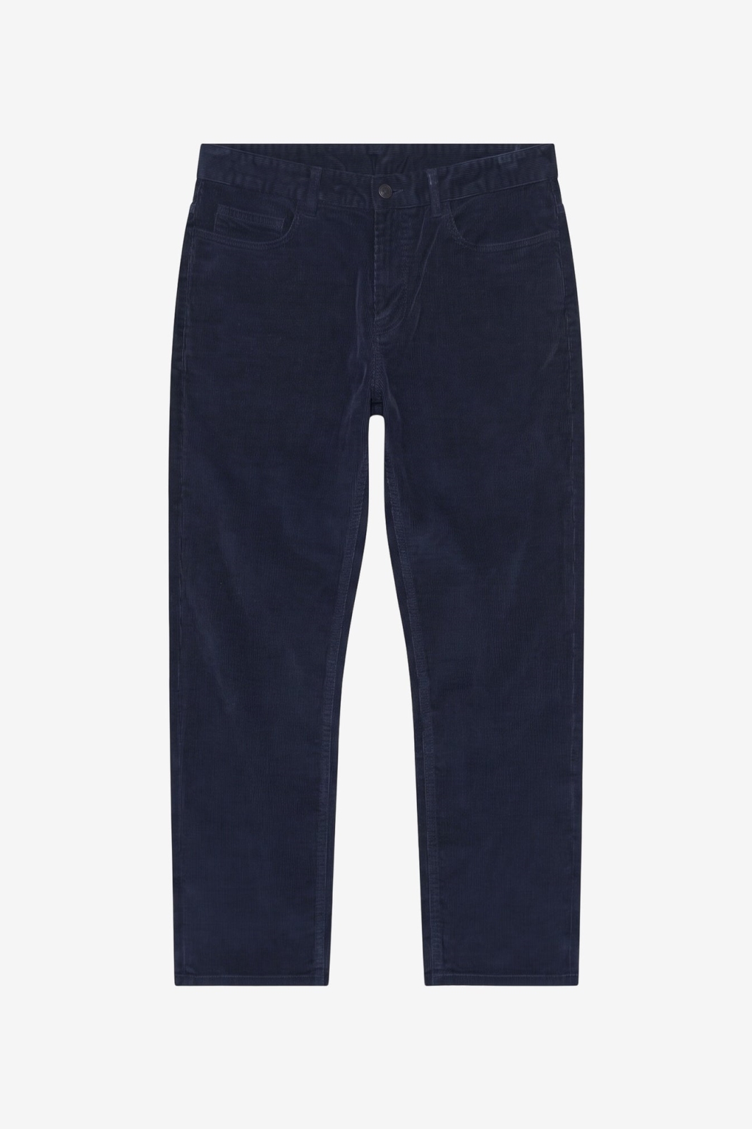 KnowledgeCotton Apparel men vegan Pants Oak Regular Corduroy Night Sky Blue