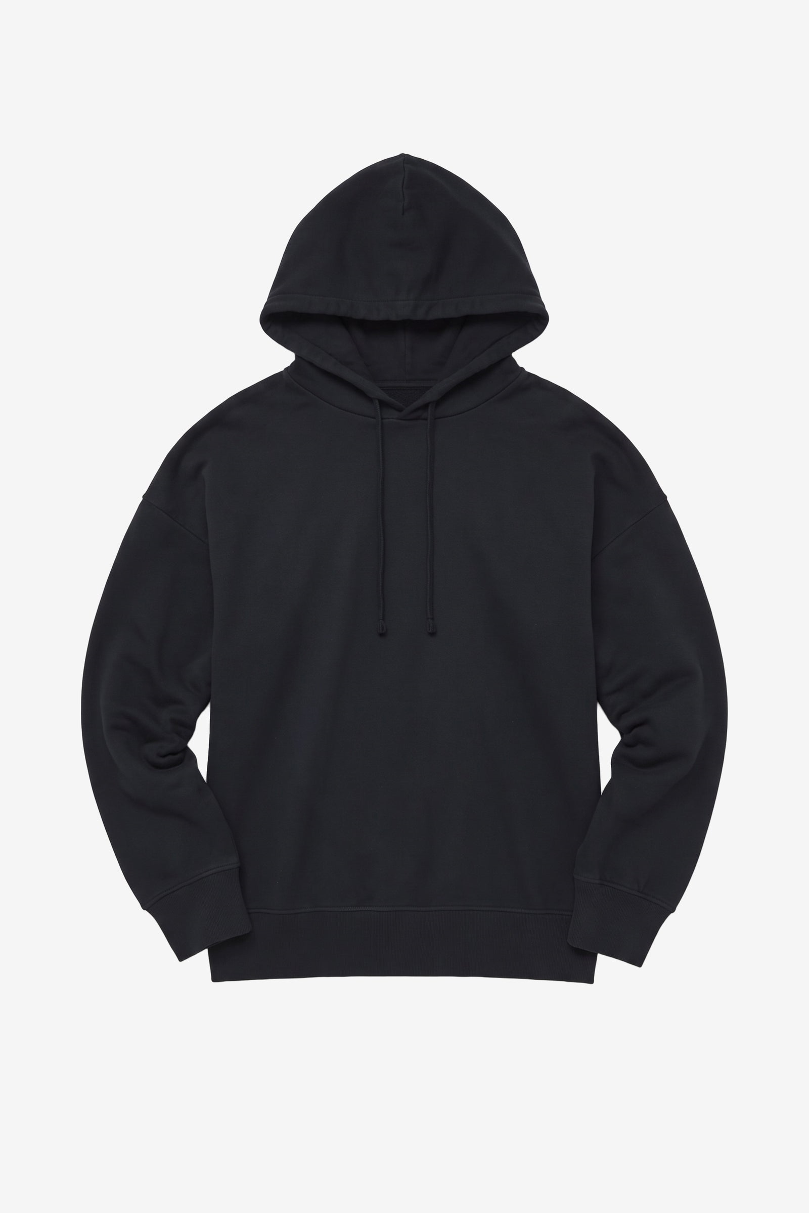 KnowledgeCotton Apparel Damen vegan Hoodie Damen Locker Geschnitten Schwarz
