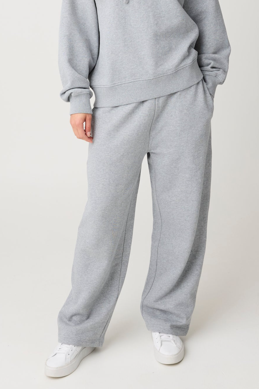 KnowledgeCotton Apparel Damen vegan Jogginghose Relaxed Grau Meliert