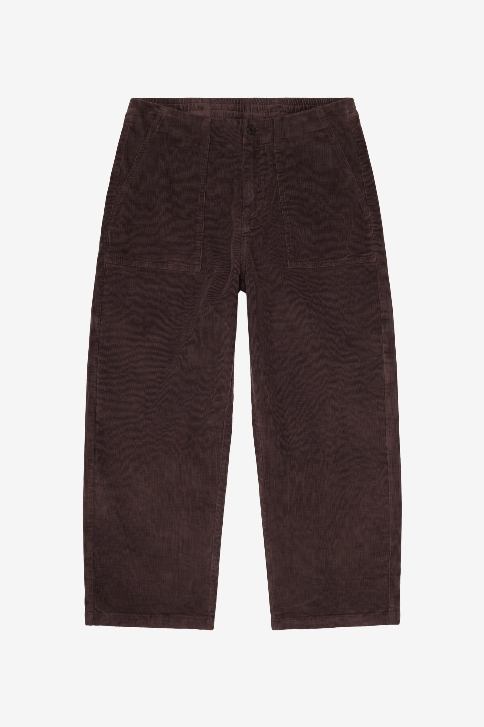 KnowledgeCotton Apparel Damen vegan Cordhose Bloom Barrel Chocolate Torte