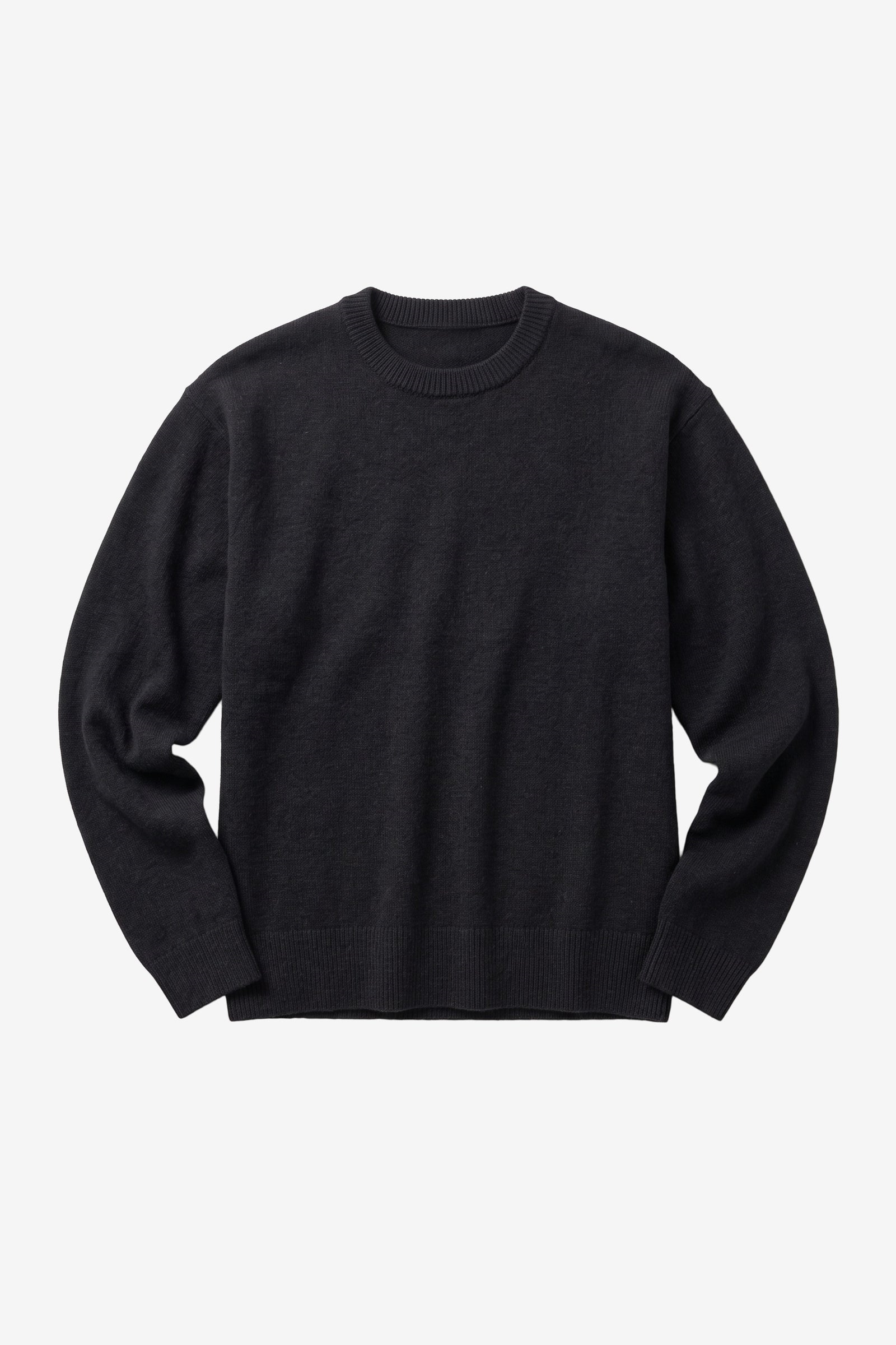 KnowledgeCotton Apparel Herren vegan Pullover Souffl&Atilde;&copy; Garn Schwarz Jet