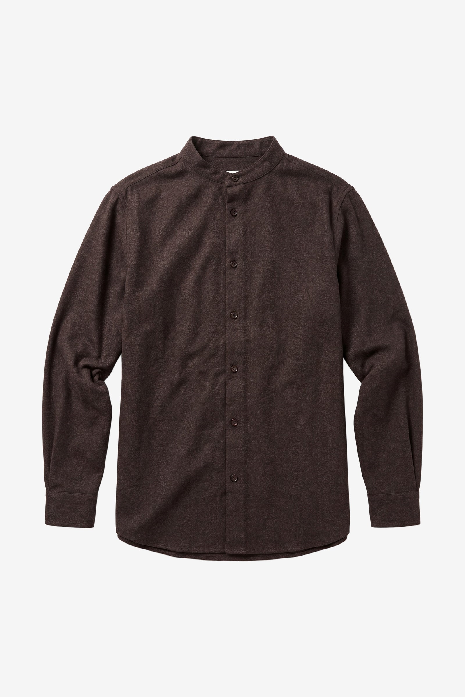 KnowledgeCotton Apparel Herren vegan Flanellhemd Arch Chocolate Torte