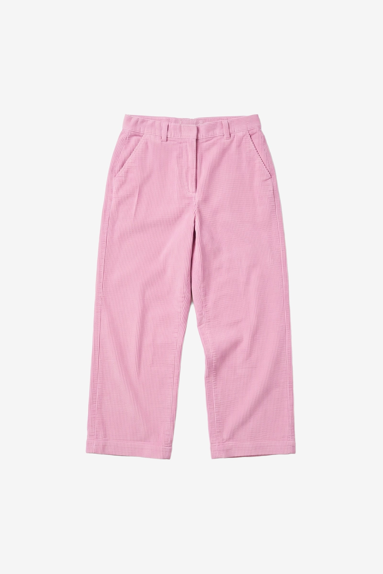 KnowledgeCotton Apparel Damen vegan Hose Bora Weiter Cord Orchid Haze