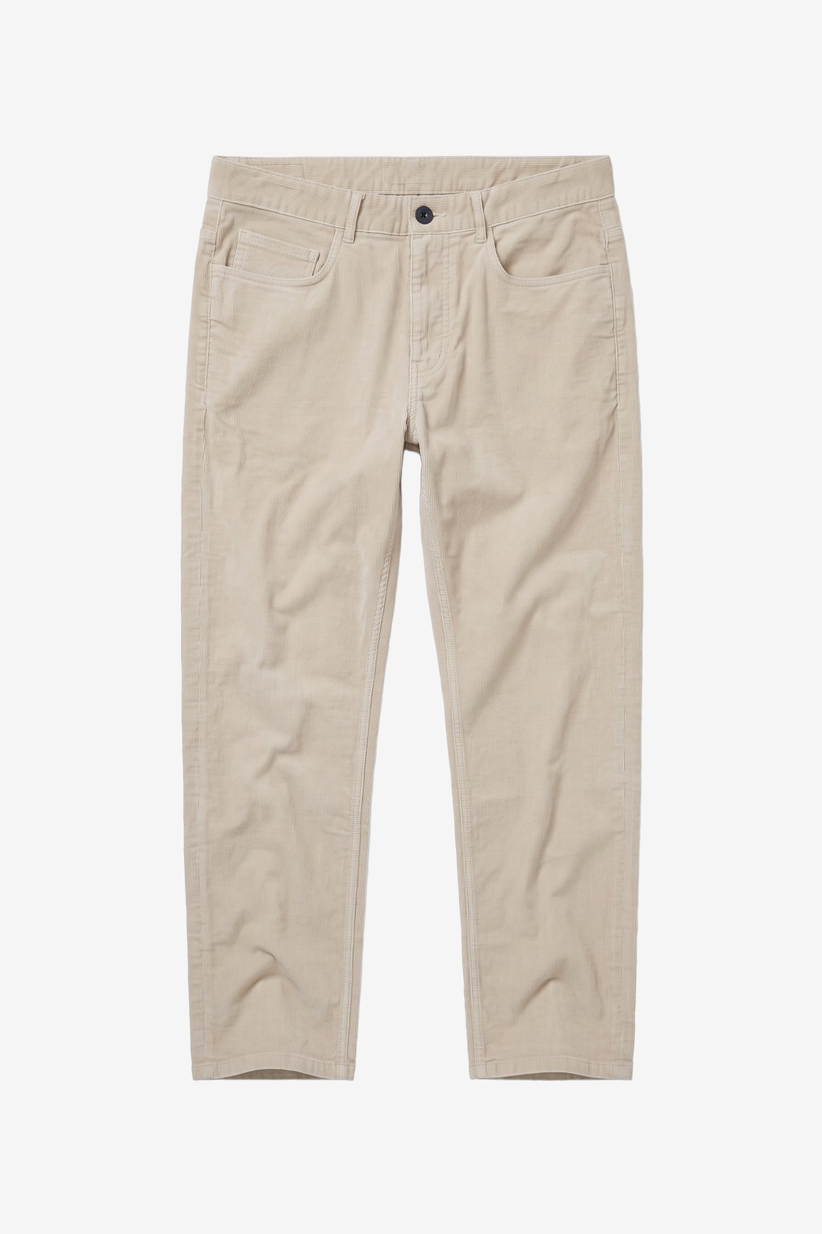 KnowledgeCotton Apparel men vegan Pants Oak Regular Corduroy Light Feather Gray