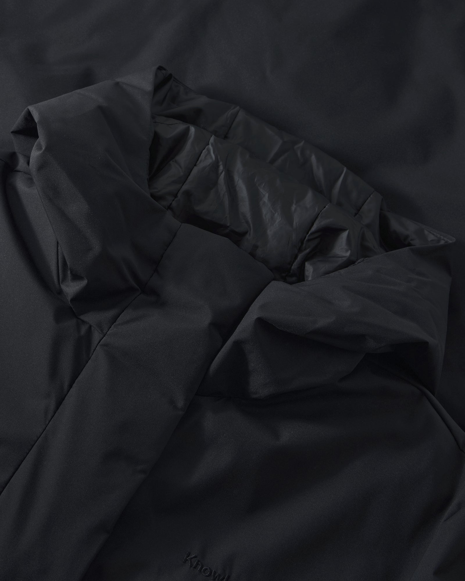 KnowledgeCotton Apparel womens vegan Parka Soft Shell Black