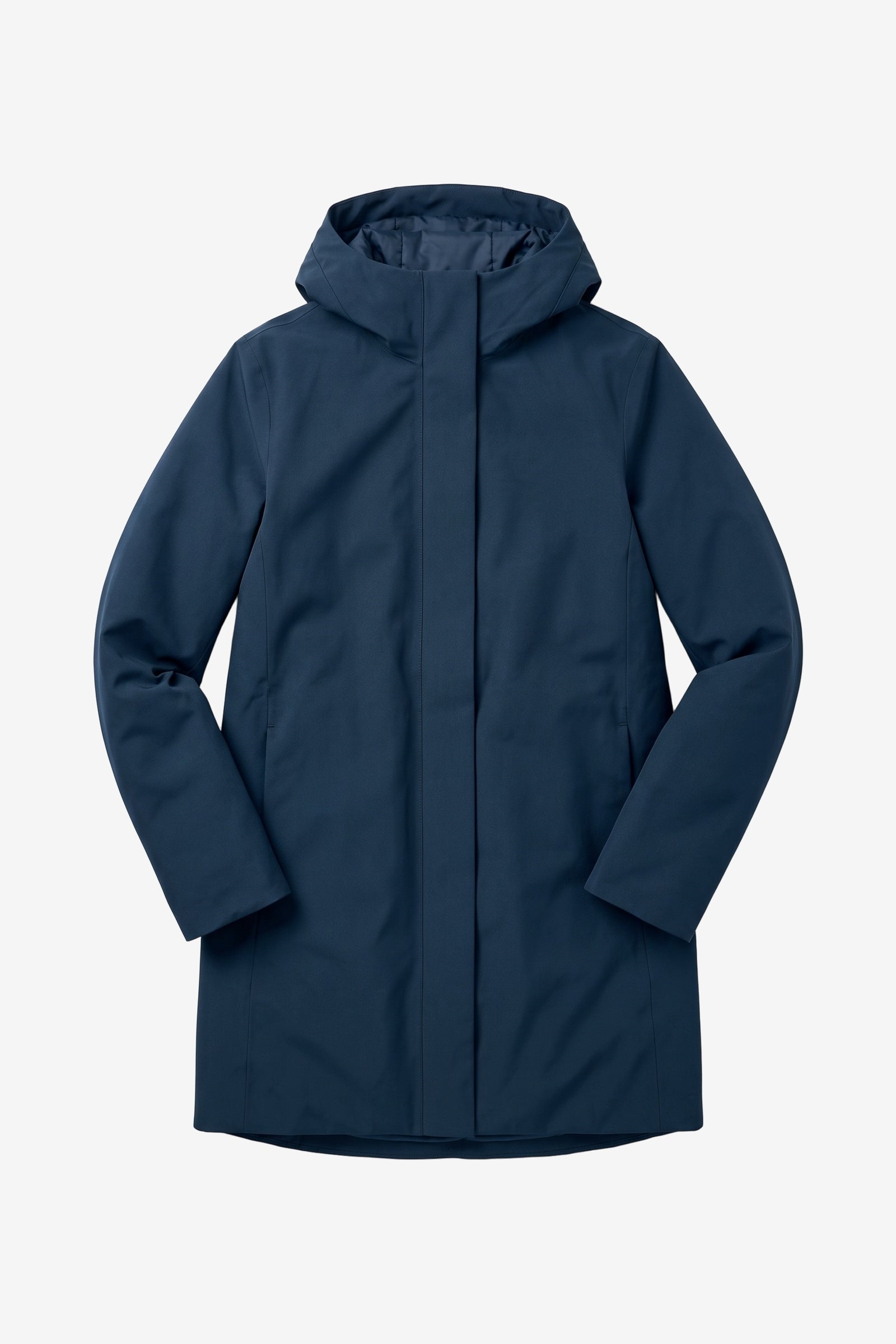 KnowledgeCotton Apparel womens vegan Jacket Soft Shell Total Eclipse Blue