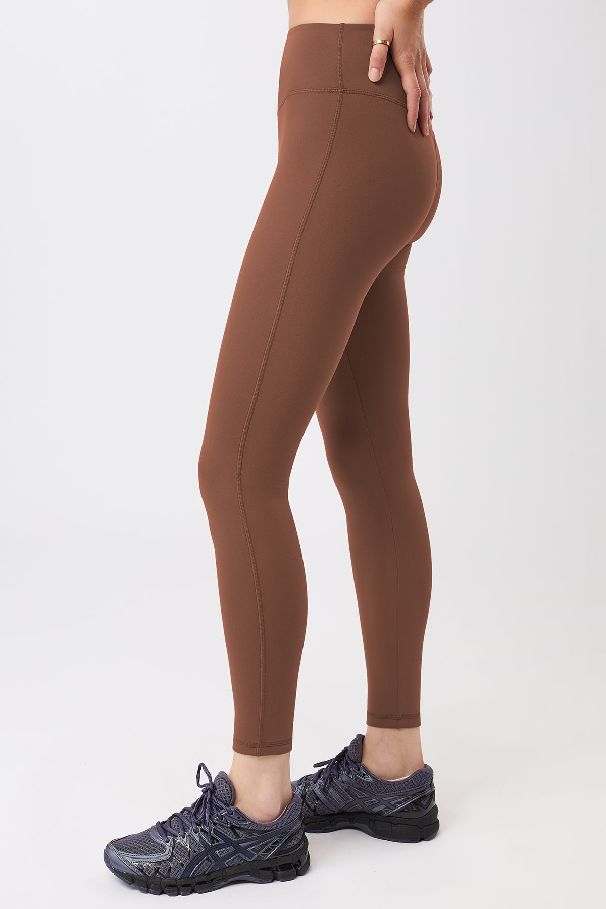 MANDALA womens vegan Leggings Sporty Vibe Wilderness Brown