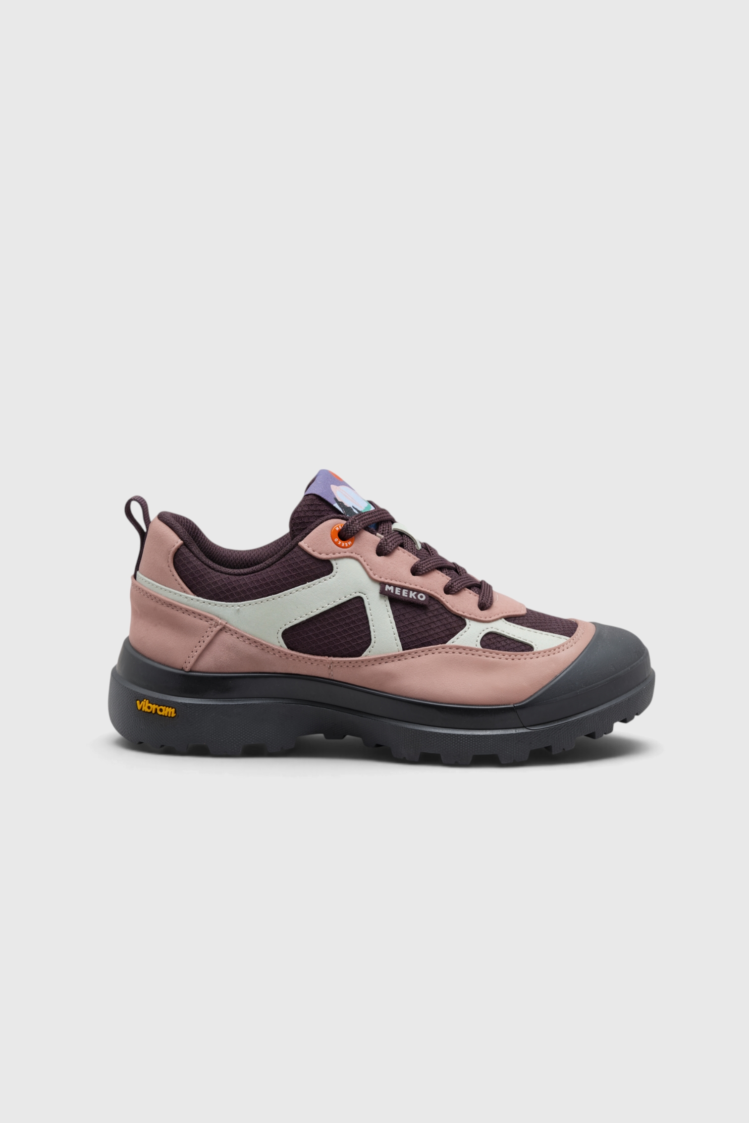MEEKO Herren vegan Sneakers Nanuk Grape