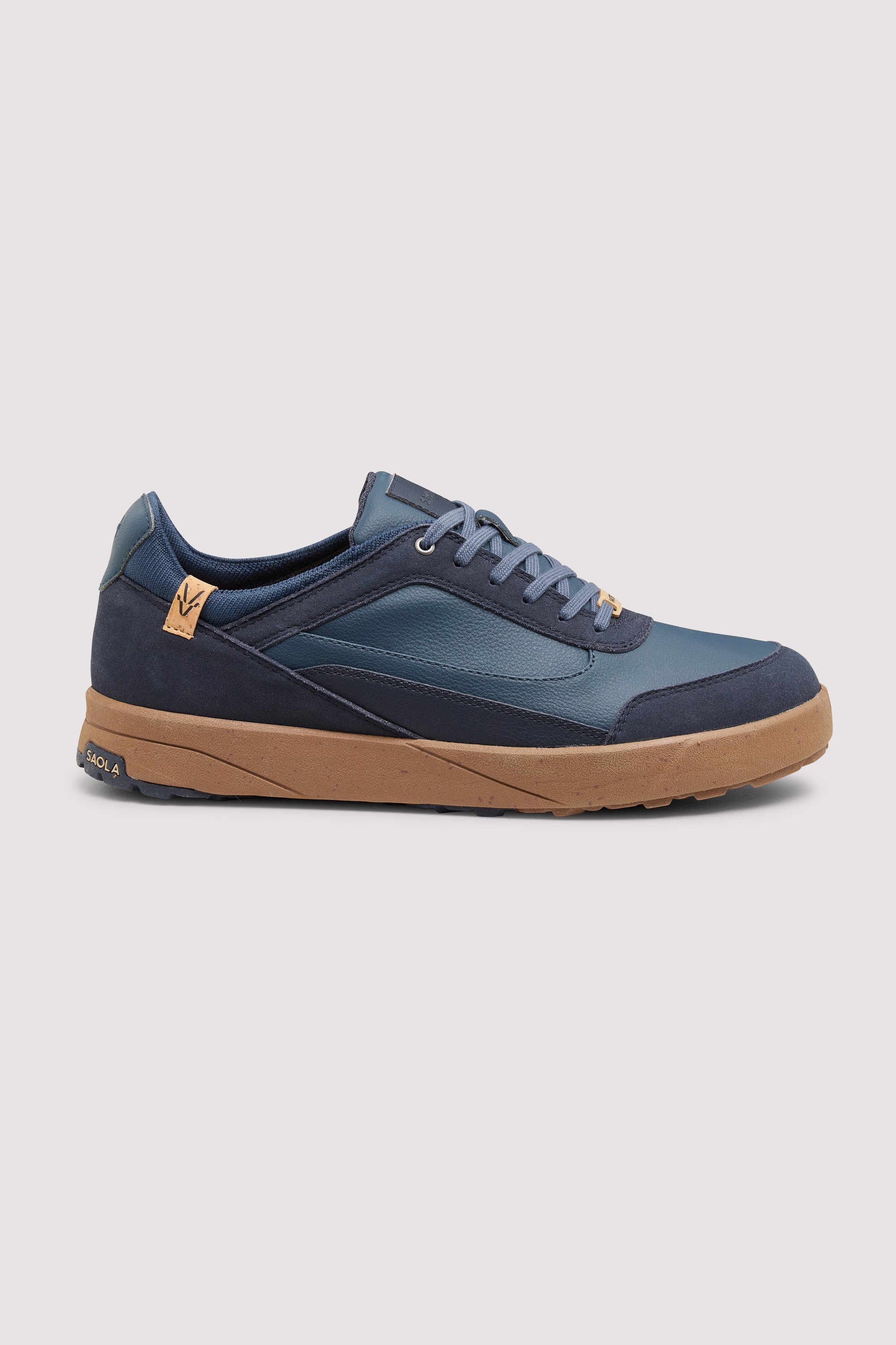 SAOLA men vegan Sneakers Men Quito Waterproof Navy