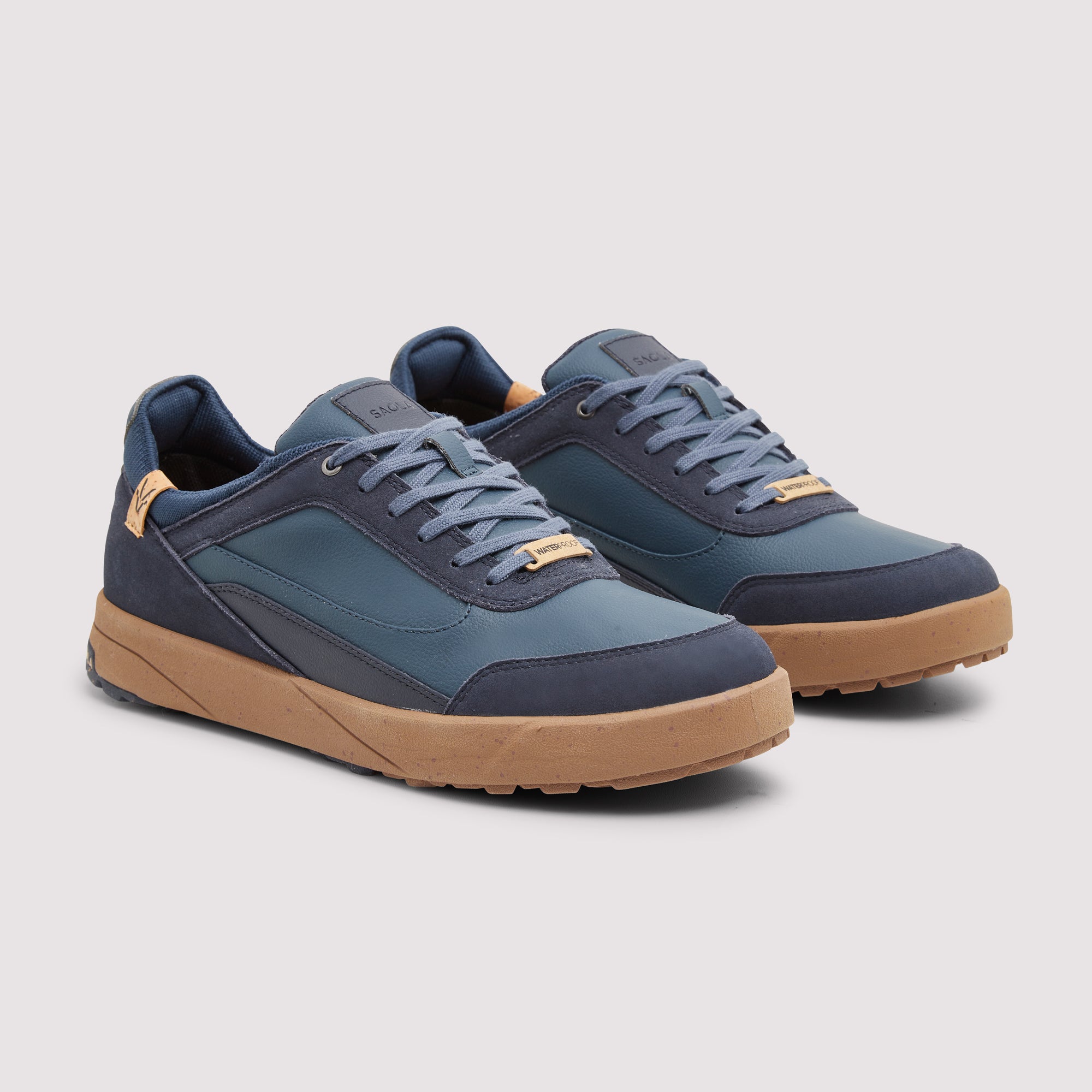 SAOLA men vegan Sneakers Men Quito Waterproof Navy