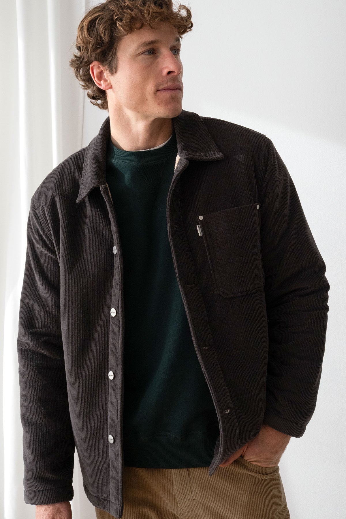 TWOTHIRDS Herren vegan Jacke Geger Dark Sand